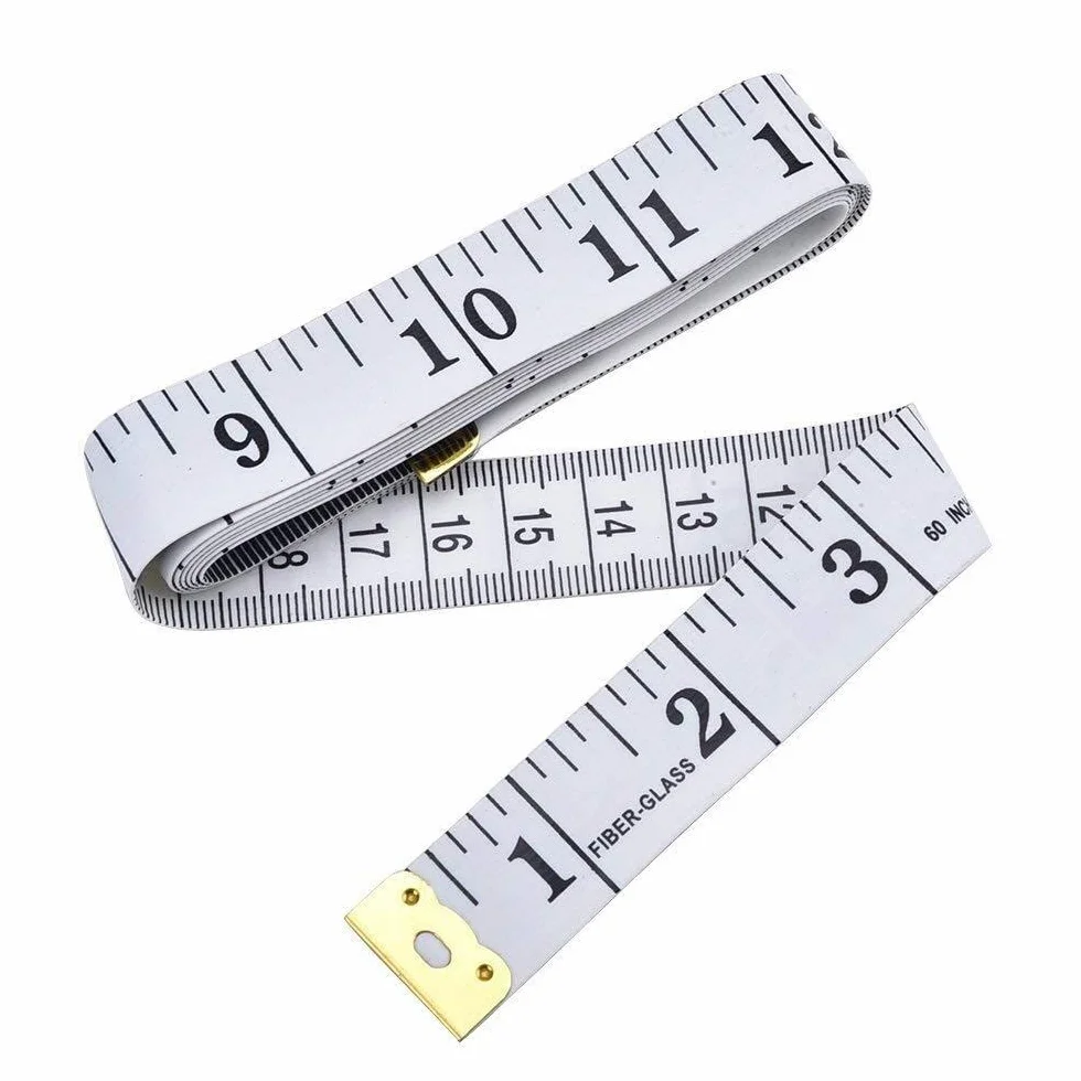 Cinta métrica para Medidas corporales Cinta métrica Suave y Flexible para Coser Cinta de Regla de Tela a Medida 150X1,3 Cm Servicio Duradero y confiable