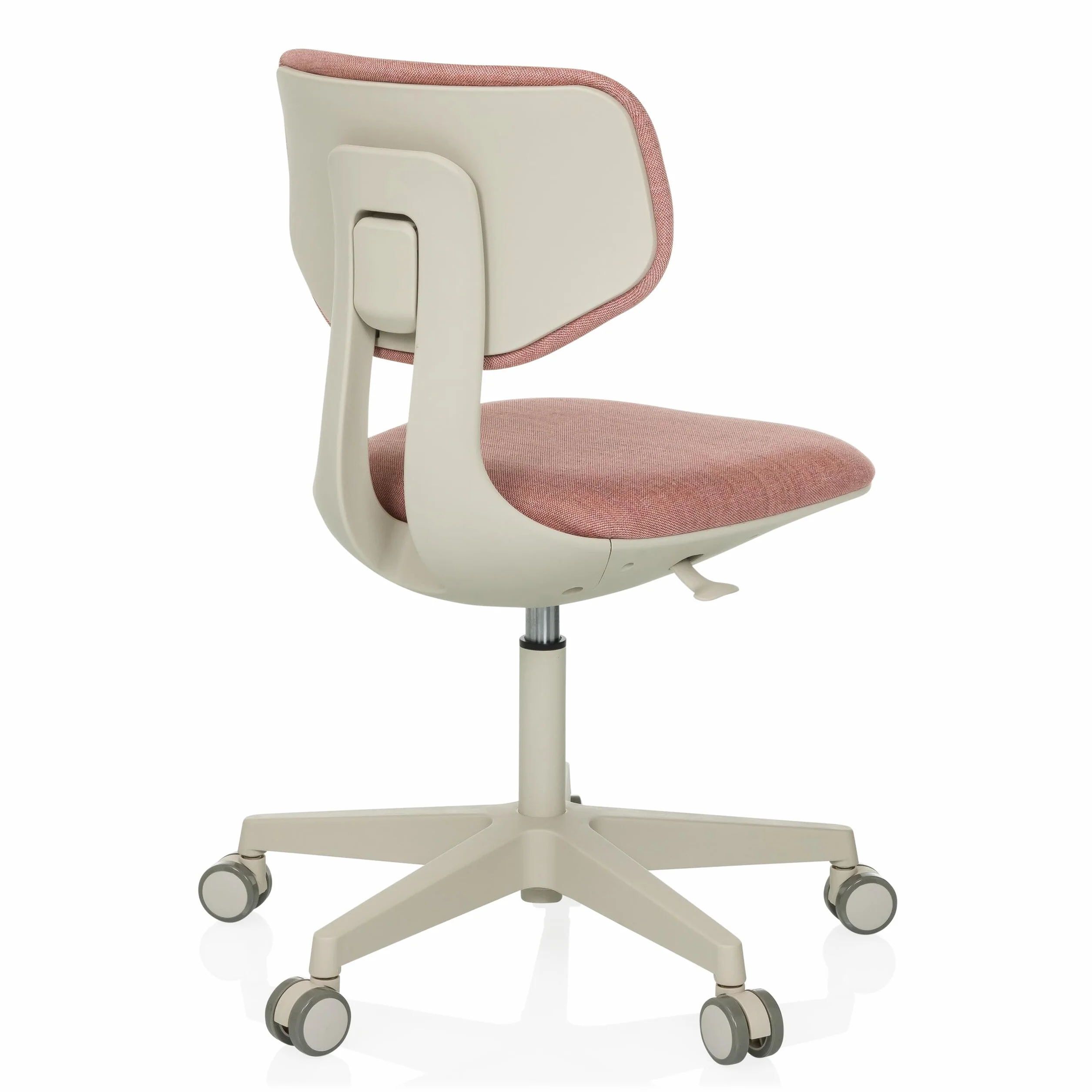 hjh OFFICE Silla giratoria para niños Respaldo Regulable en Altura Kid Classic Silla de Escritorio para niños de 6 a 12 años, Rosa