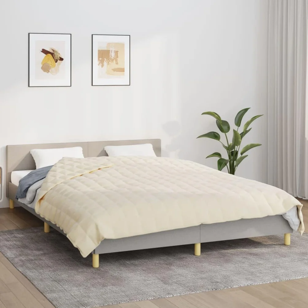 Manta con peso de 220 x 235 cm, 15 kg, tela terapéutica, para adultos, manta pesada de doble cara, manta pesada, antiestrés