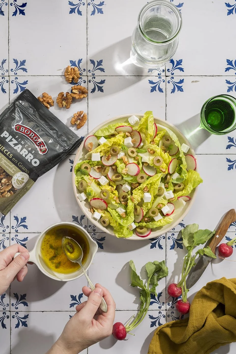 Borges Nueces en Grano Finca Pizarro 130g - Frutos Secos sin Gluten, Alto Omega 3