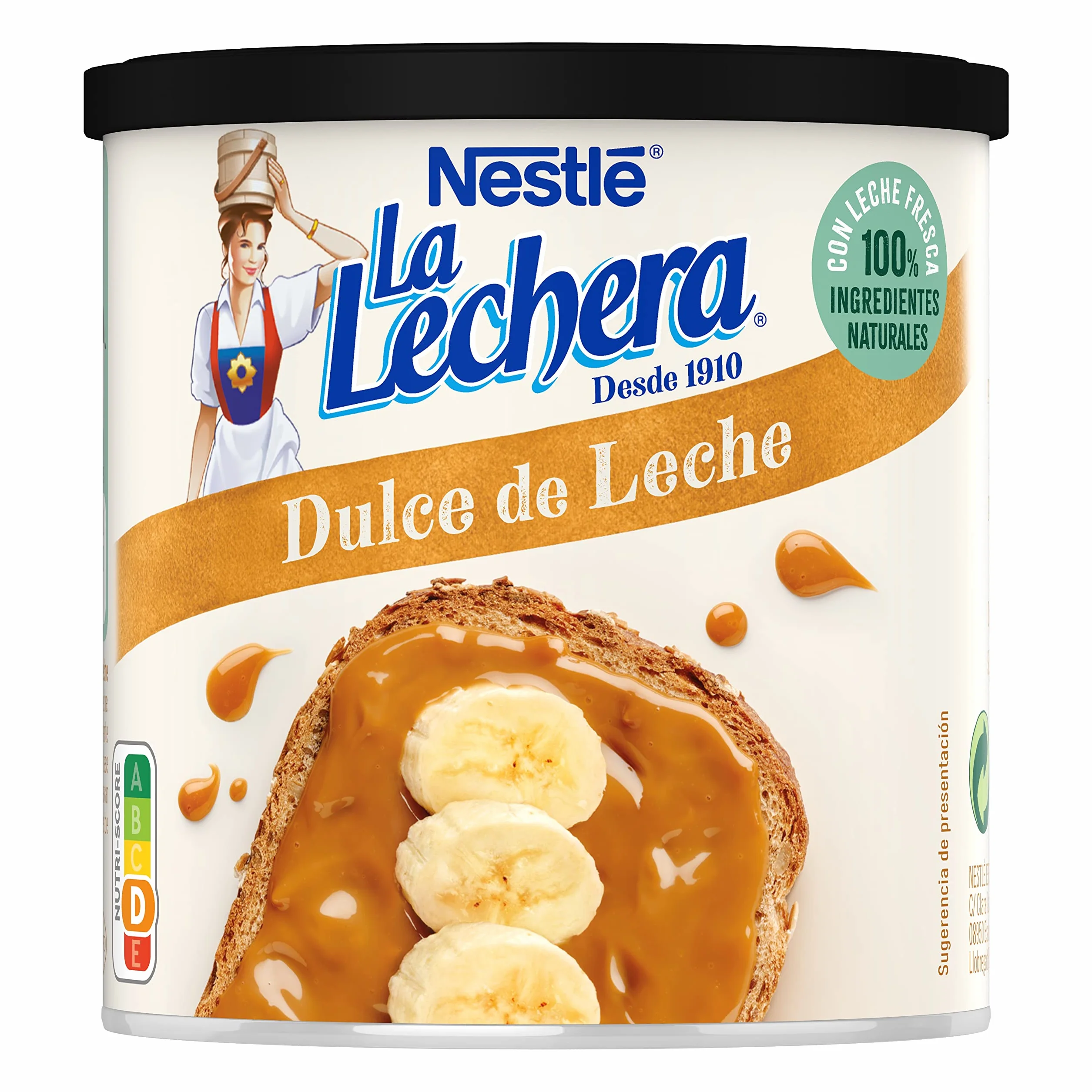 Nestlé La Lechera Dulce de Leche Leche Condensada Lata Abre Fácil Caja 12 x 397 g
