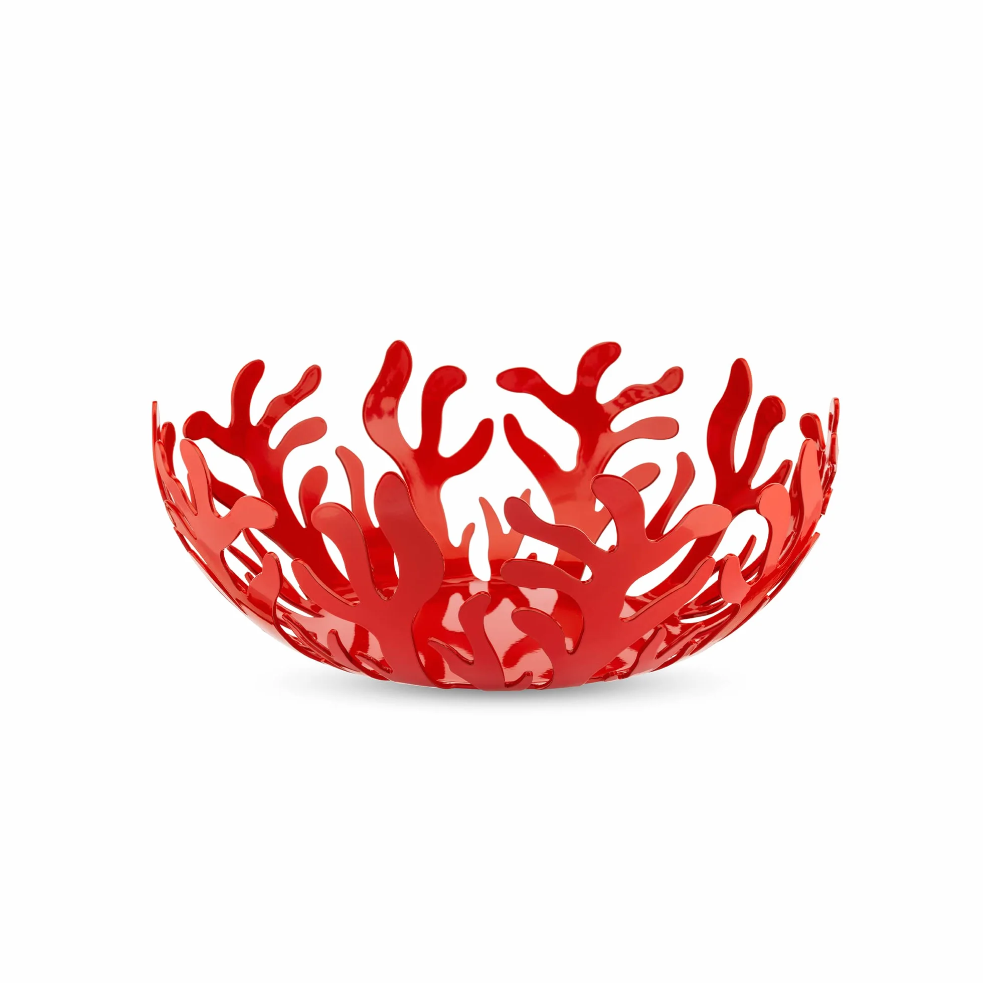 Alessi ESI01 29 R o - Frutero de acero, color rojo, Ø29cm