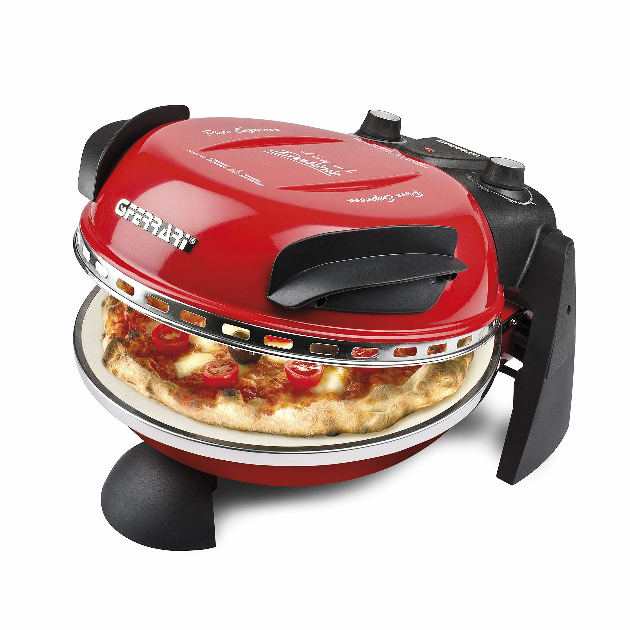 G3 Ferrari G10006 Pizza Express Delizia Horno Pizza 1200 W 400 °C Doble Resistencia Rojo