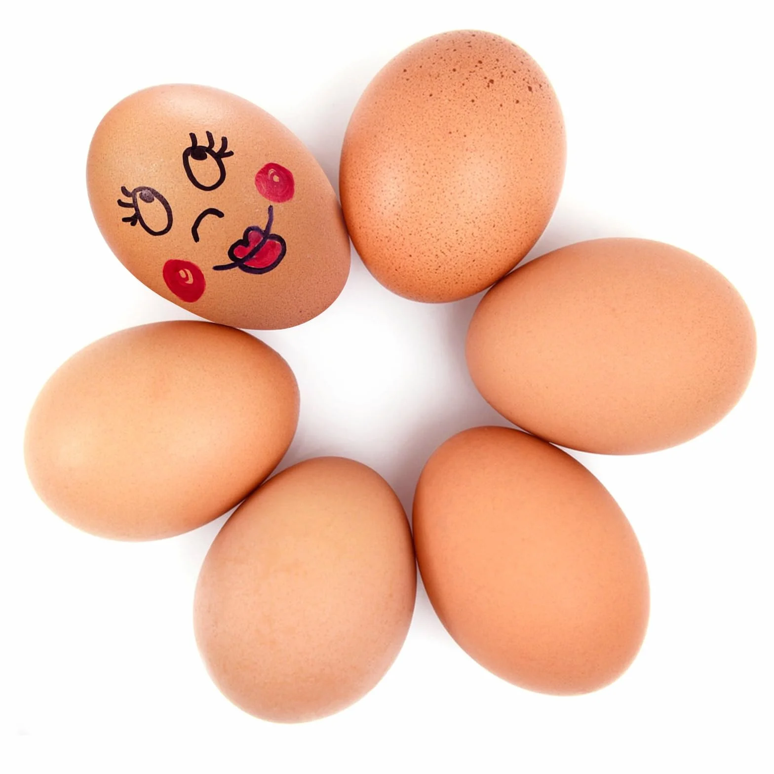 Huevos de Madera Falsos 6 Piezas, Huevos Artificiales para Gallinas Promueven la Puesta