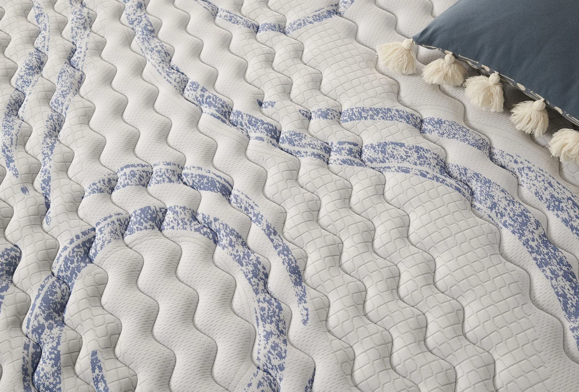 Naturalex Colchón Viscoelástico Perfectsleep 135x190 cm 30 cm Firme Espuma HR Blue Látex Hipoalergénico Reversible Verano/Invierno