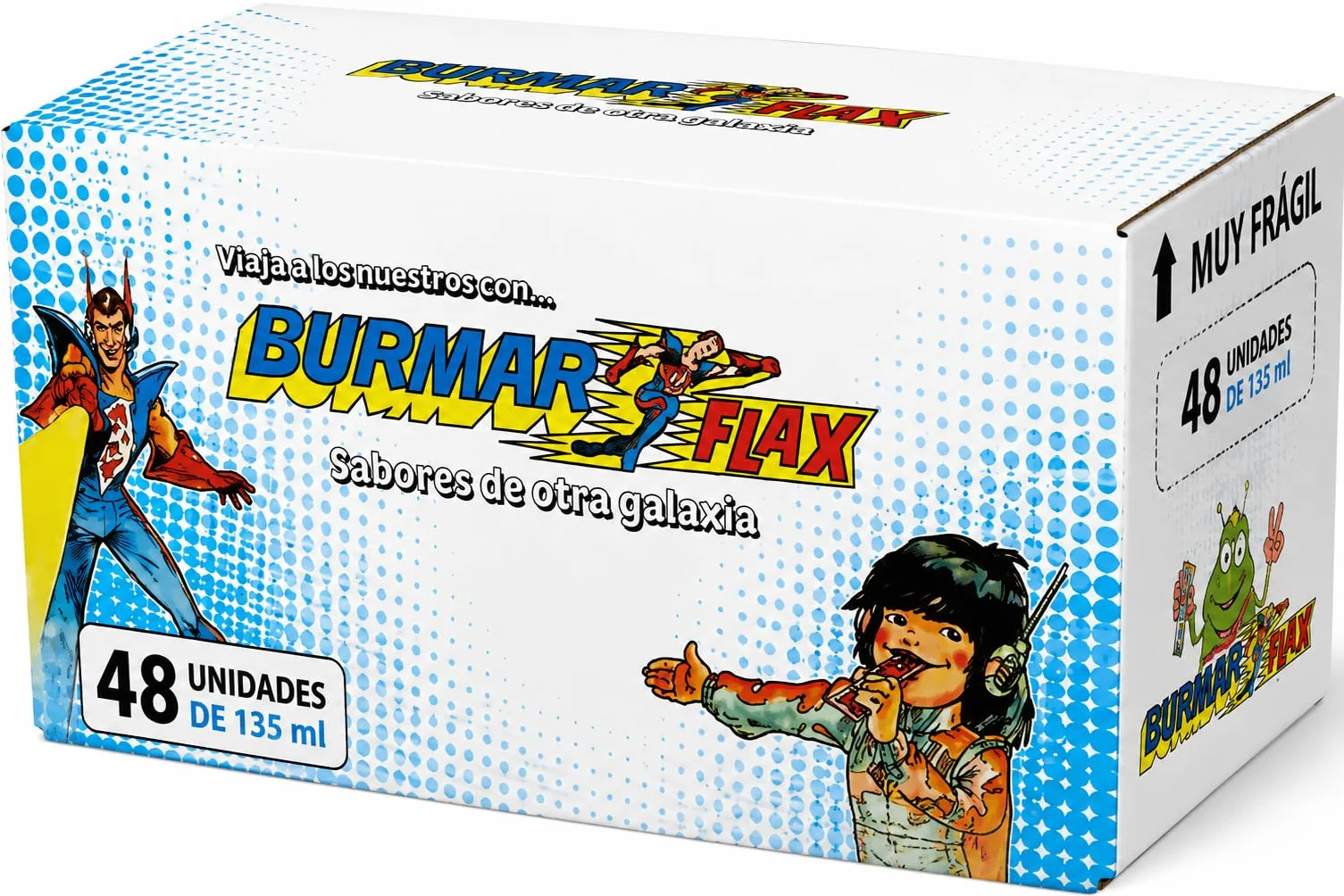 Burmar Flax Polos Helados Sabores Surtidos Pack 48 x 135 ml 6,48 L