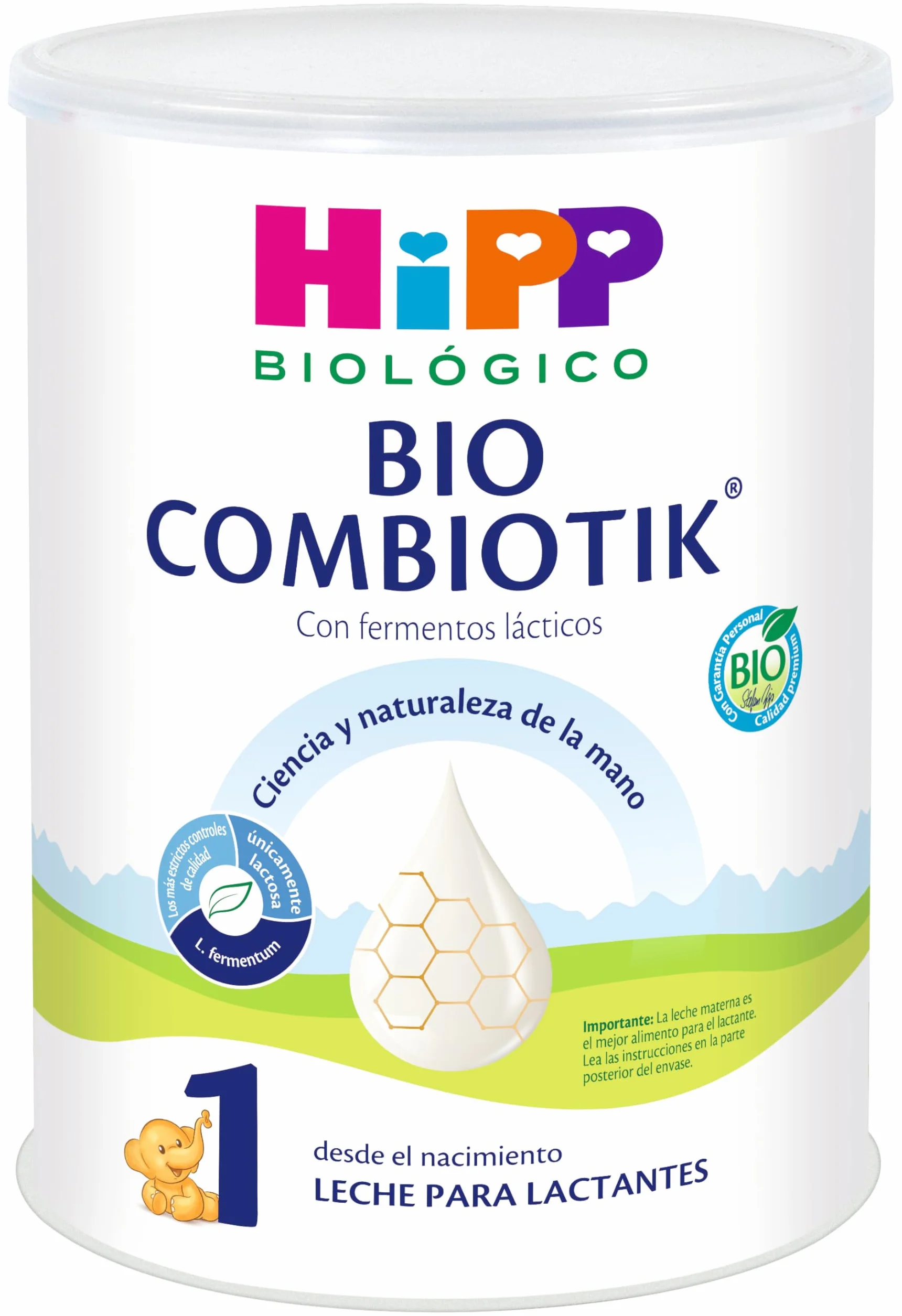 HiPP Combiotik 1 Leche para Lactantes Ecológica 800 gr BIO para bebés 0-6 meses