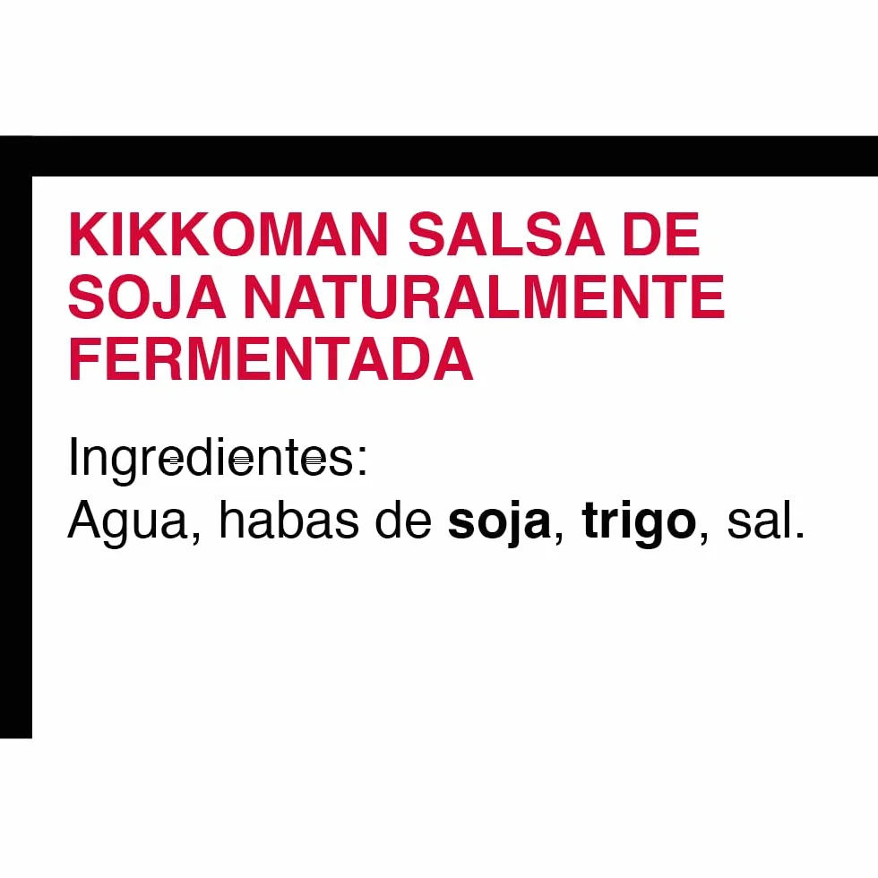 Kikkoman Salsa de Soja Clásica Naturalmente Fermentada 1000 ml