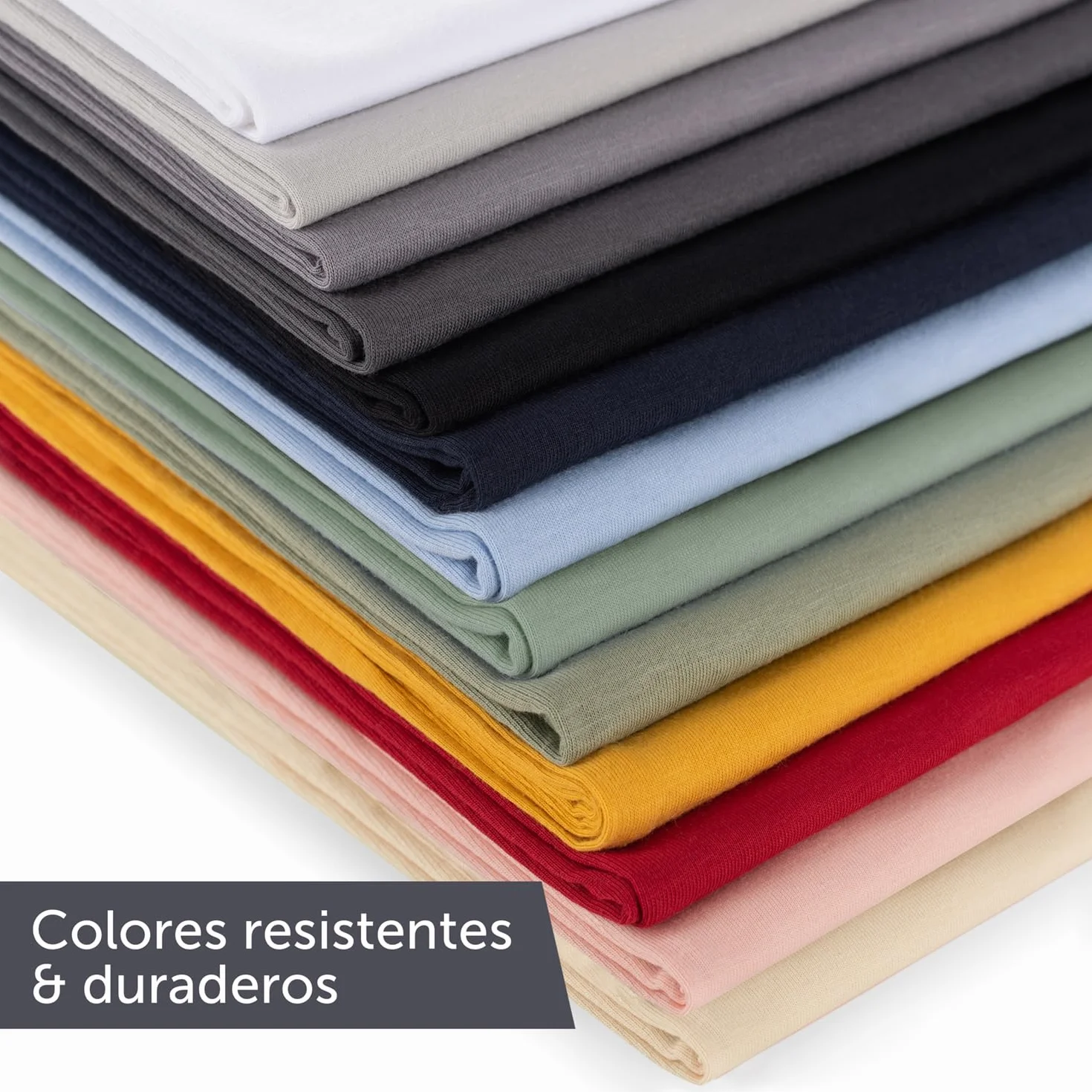 Blumtal Funda Almohada 60x60 cm Algodón Suave Verde Juego 2 Fundas Cojín Oeko-Tex