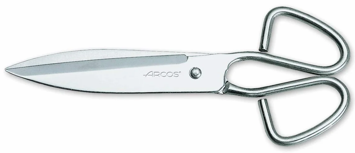 ARCOS Ecopro Tijeras de Cocina Multiusos en Acero Inoxidable 200mm. Tijeras Ergonómicas para Cocinar en Color Plata