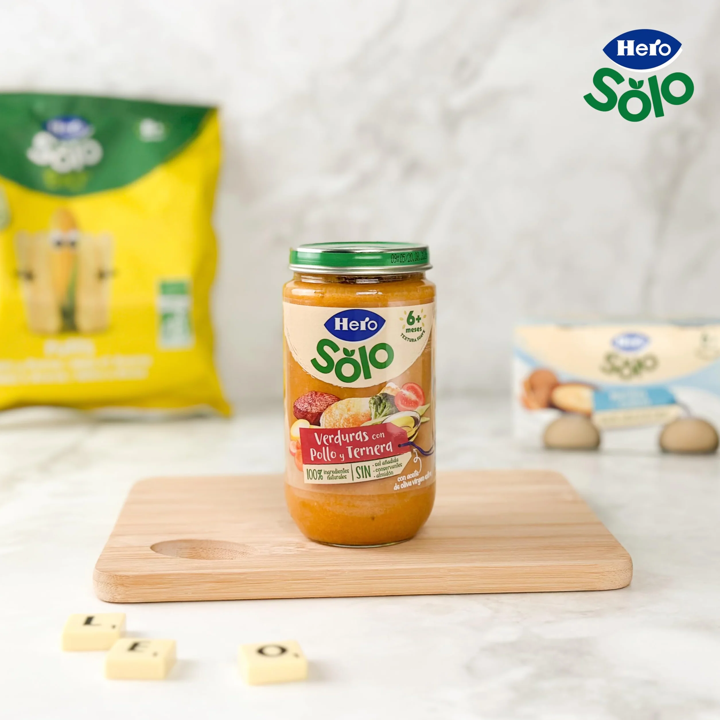 Hero Solo Caja Mixta de Carne Pack 18x235 g para bebés desde 6 meses