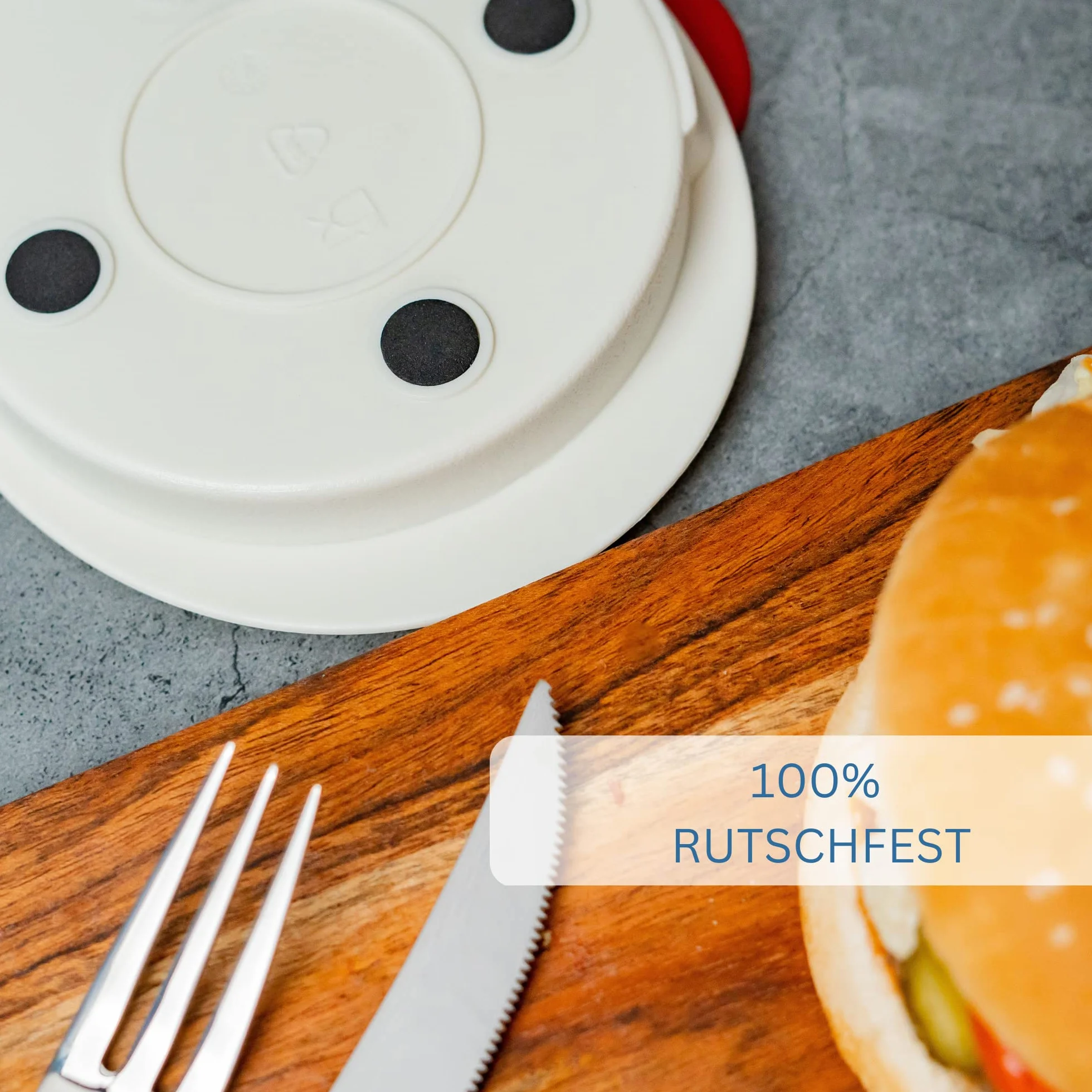 Westmark Prensa para hamburguesas 11,5 cm Plástico Blanco/Rojo