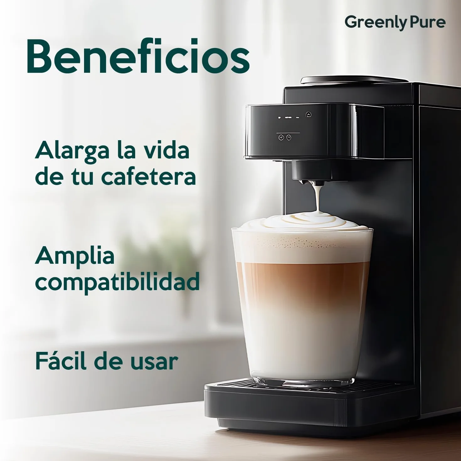 Descalcificador de Cafetera Ecológico Universal, Ácido Cítrico en Polvo, 12 uds x 15 gr
