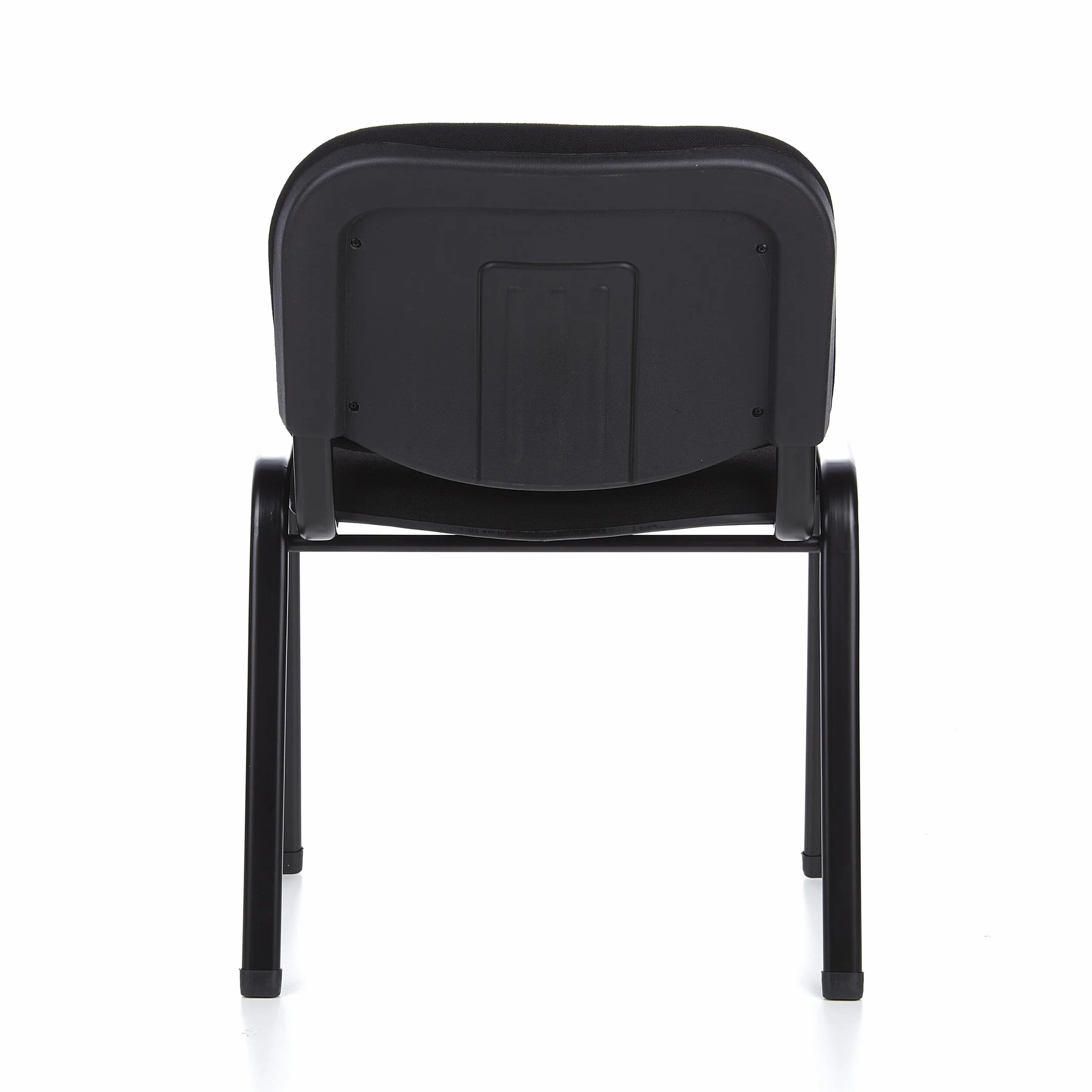 hjh OFFICE 704000 Silla de confidente XT 600 Tela Negro, Silla visitante, tapizadas, Respaldo ergonómica, Apilable