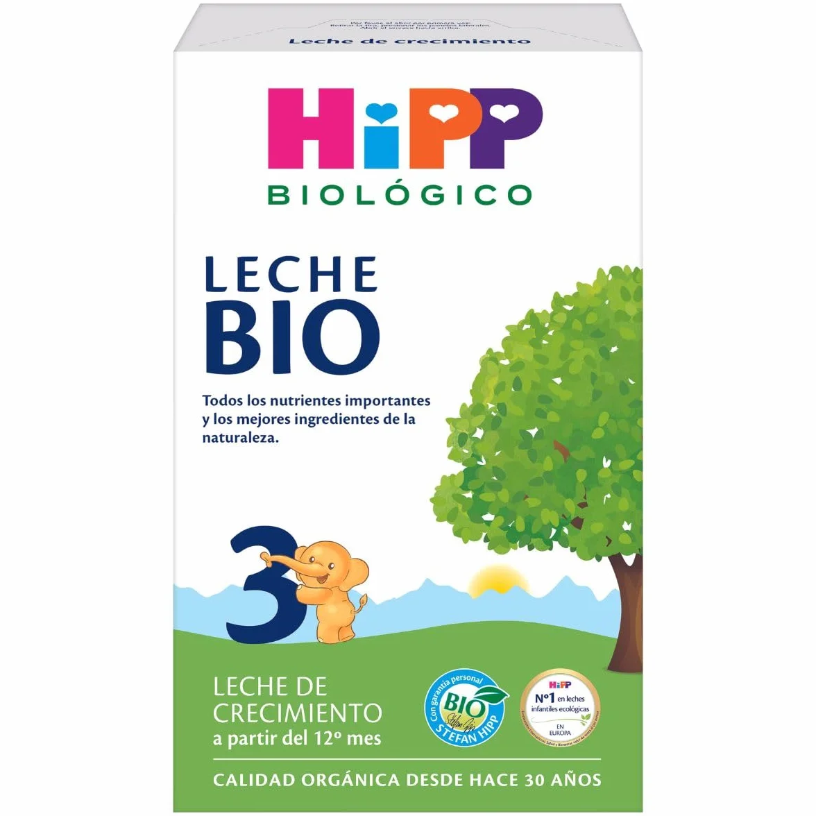 HiPP Biológico 3 Leche para bebés Ecológica 500 gr BIO a partir 12 meses