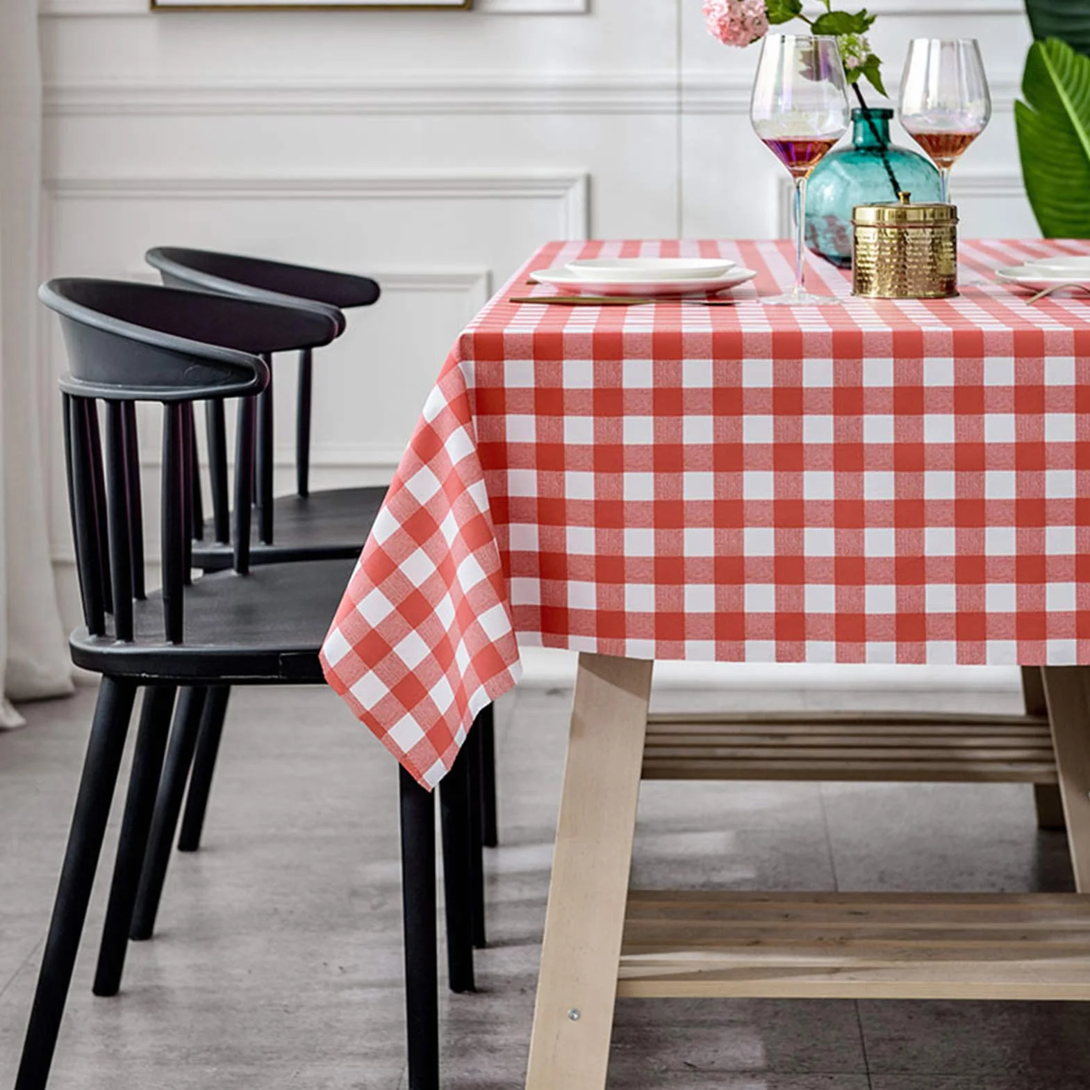 Mantel Antimanchas, Tapete de Mesa Impermeable Adecuado para la Mayoría de Las Mesas Interiores y Exteriores: Cocina, Comedor, Terraza, Jardín, Sala Familiar, Cafetería, Fiesta