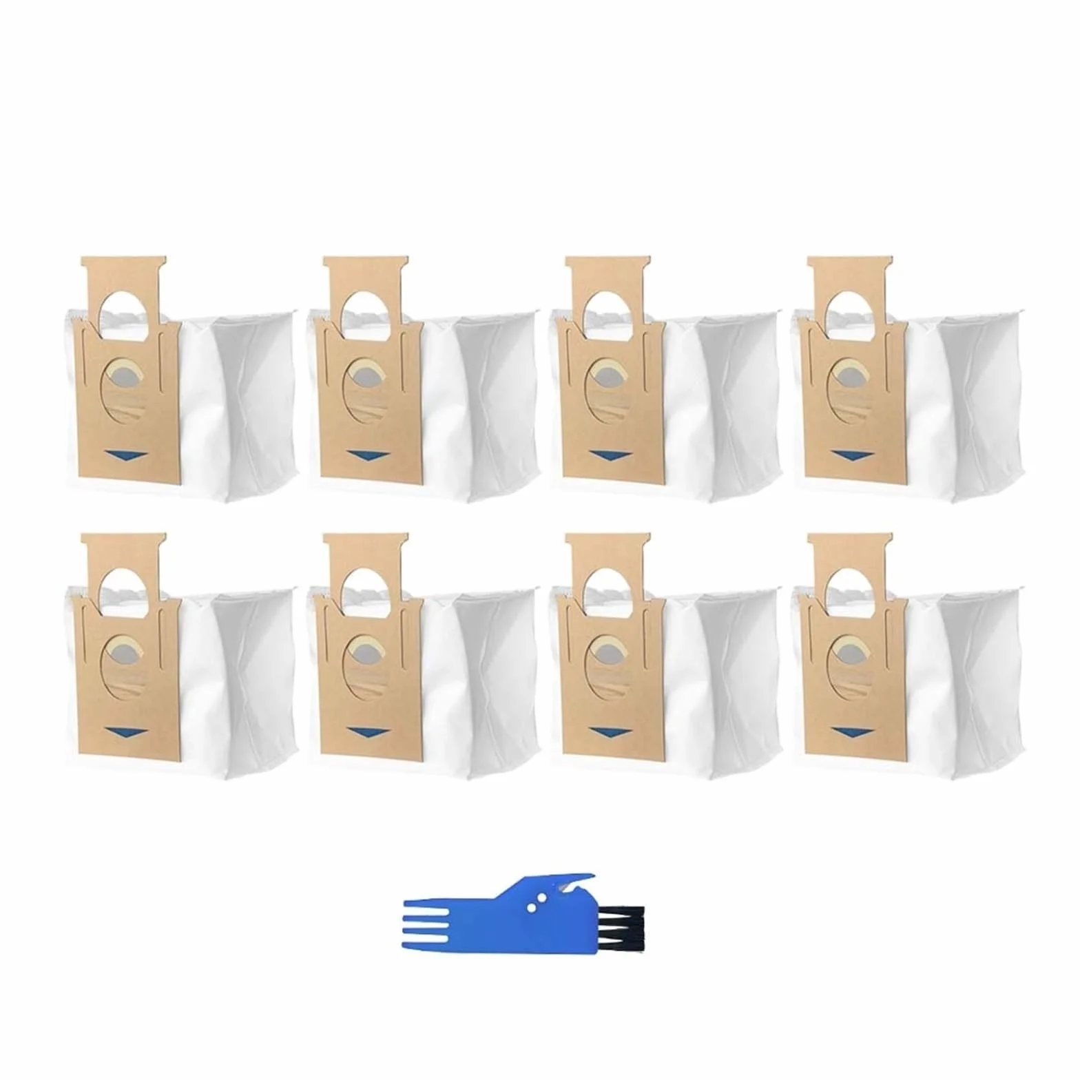 Cepillo Lateral Principal, Compatible with ECOVACS, DEEBOOT OZMO T8+ T8 AIVI T8 MAX ECOVACS, DEBOT N8+ N8 Plus N8 Pro, repuestos de fregona con Filtro cepillos y Filtro de aspiradora(Brown)