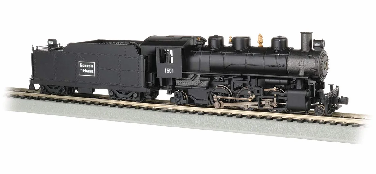 Bachmann Prairie 2-6-2 Locomotora de Vapor con Humo y tierno - Boston y Maine #1501 - Escala HO