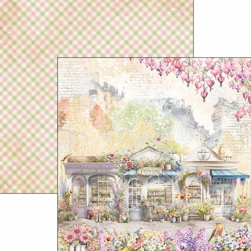 Ciao Bella Colección Floristería Paper Pad 12"x12"