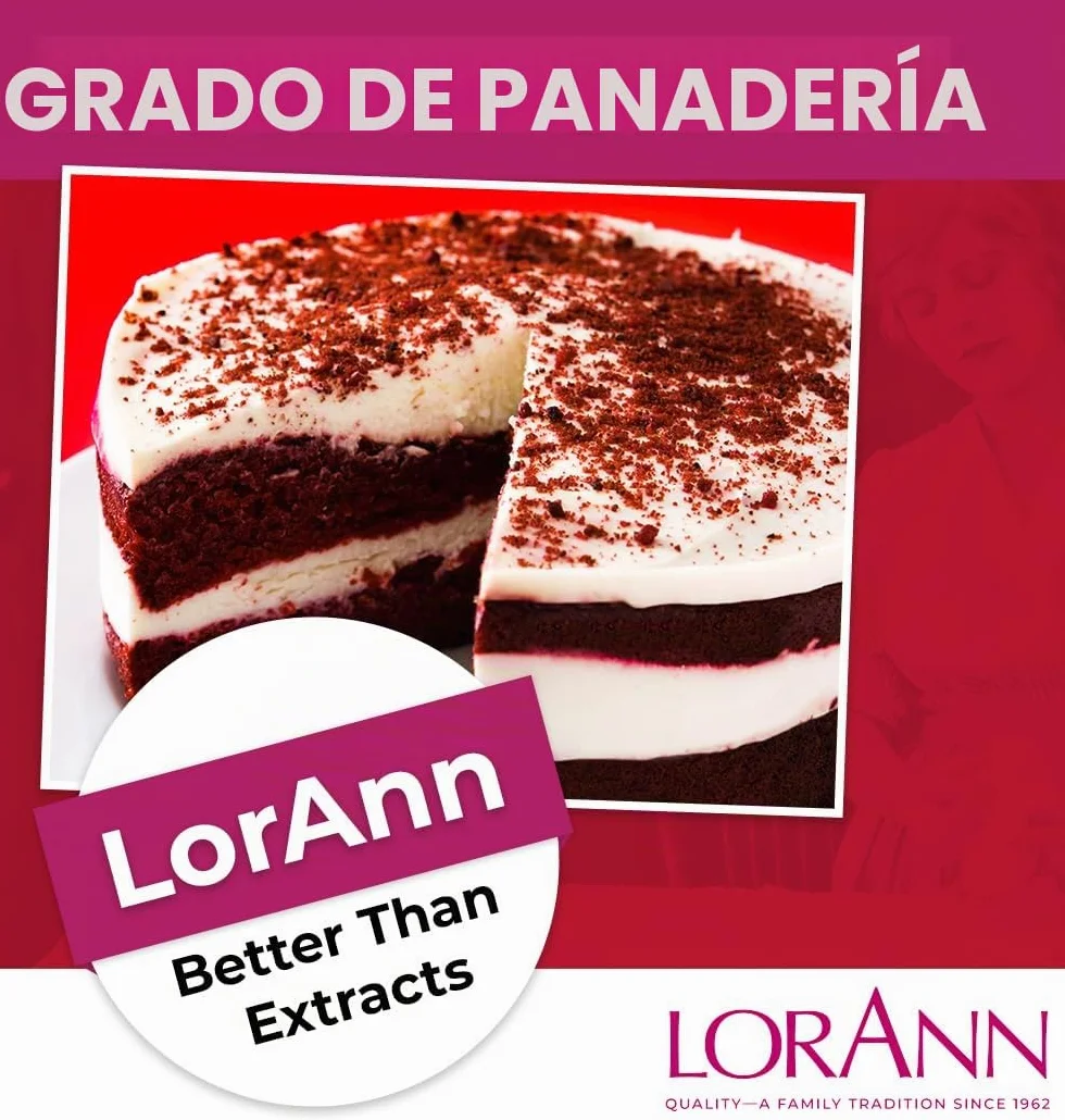 Lorann Oils Bakery Emulsions 118 ml Tarta de Terciopelo Rojo