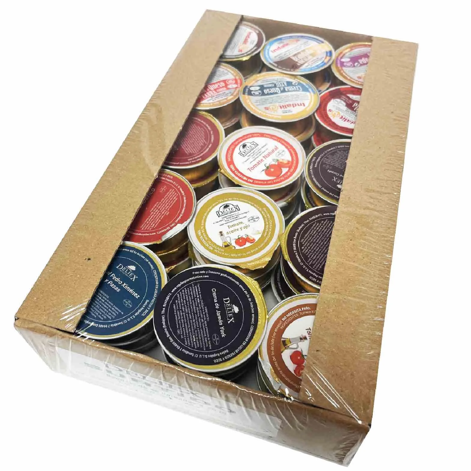 Deliex e Indalitos Variado de patés y cremas 25 gr 15 sabores
