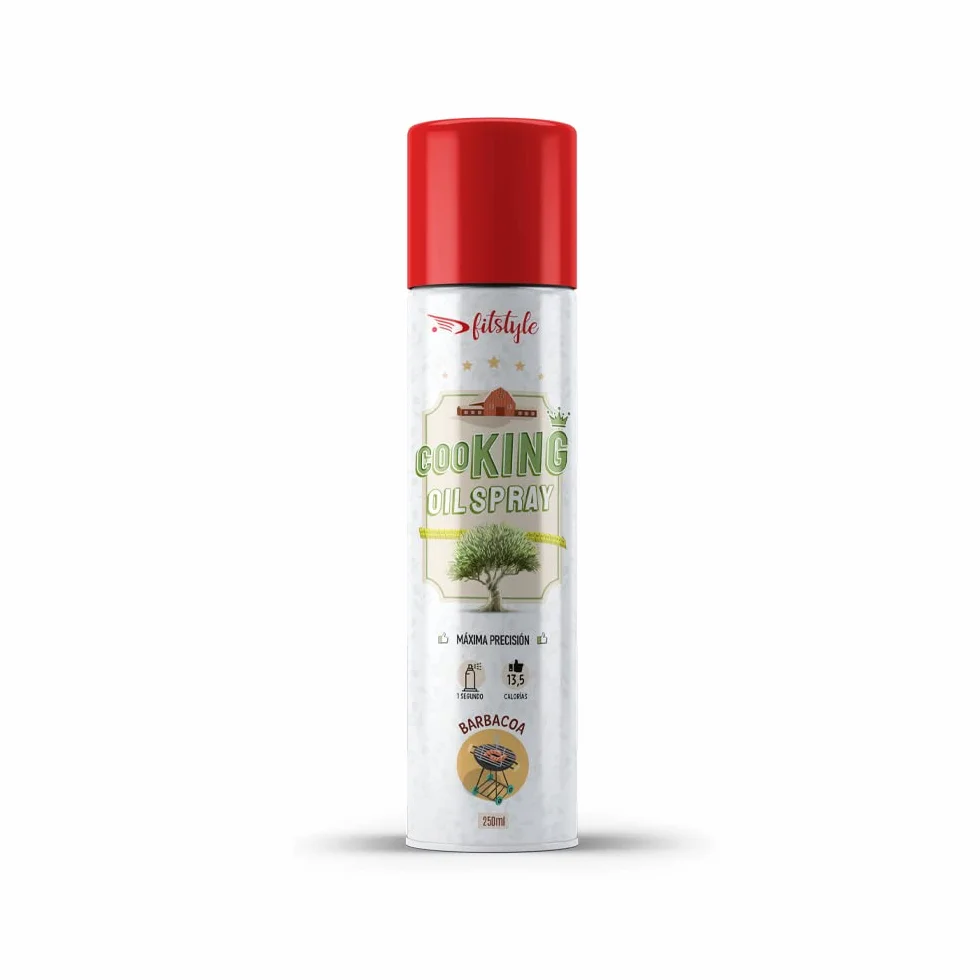 Aceite en Spray sabor Barbacoa 250ml Aceite de Oliva en Aerosol Fabricado en España