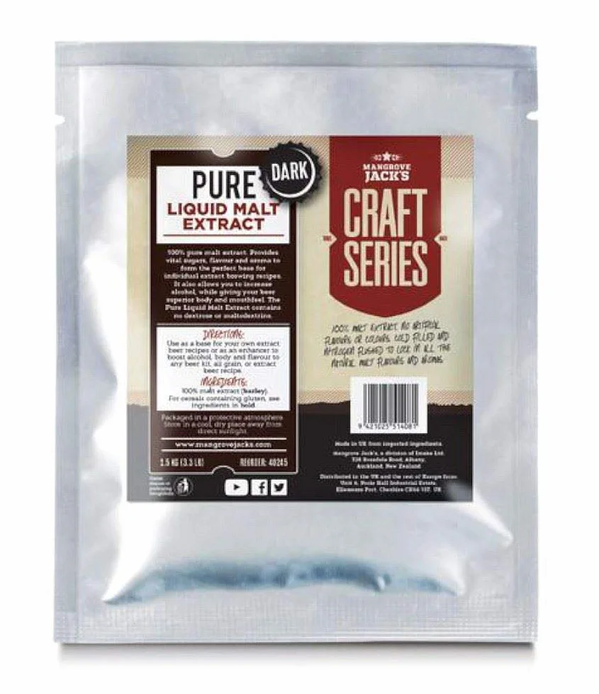 Extracto de malta líquida pura Mangrove Jack oscuro 1.5kg