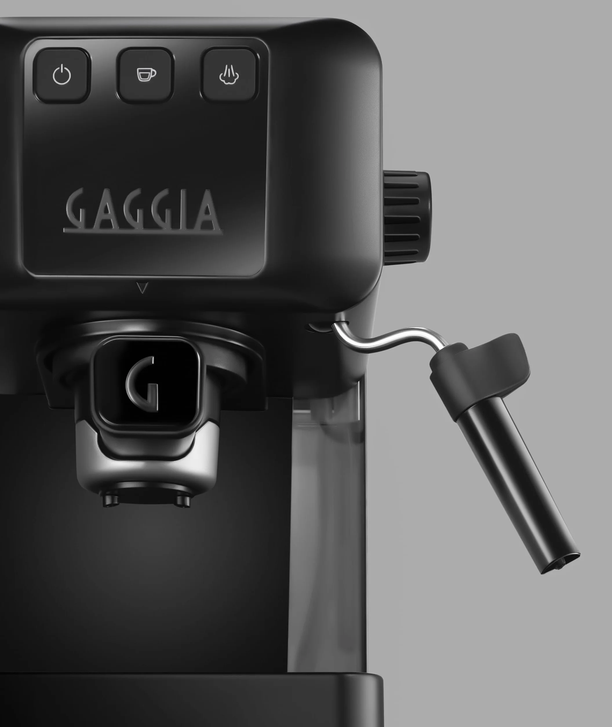 Gaggia EG2109 Black, Cafetera Espresso Manual para Café Molido o Monodosis, sistema POD para Espressos Cremosos con Monodosis, Preinfusión Automática, Nuevo Modelo 2023, 100% Made in Italy