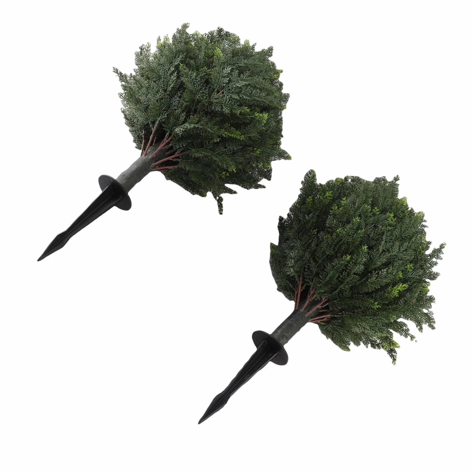 Acouto Árbol Topiario de Ciprés Artificial, Material de PE Duradero, Vegetación Exuberante, Fácil Instalación, Mantenimiento Cero para Jardines y Patios