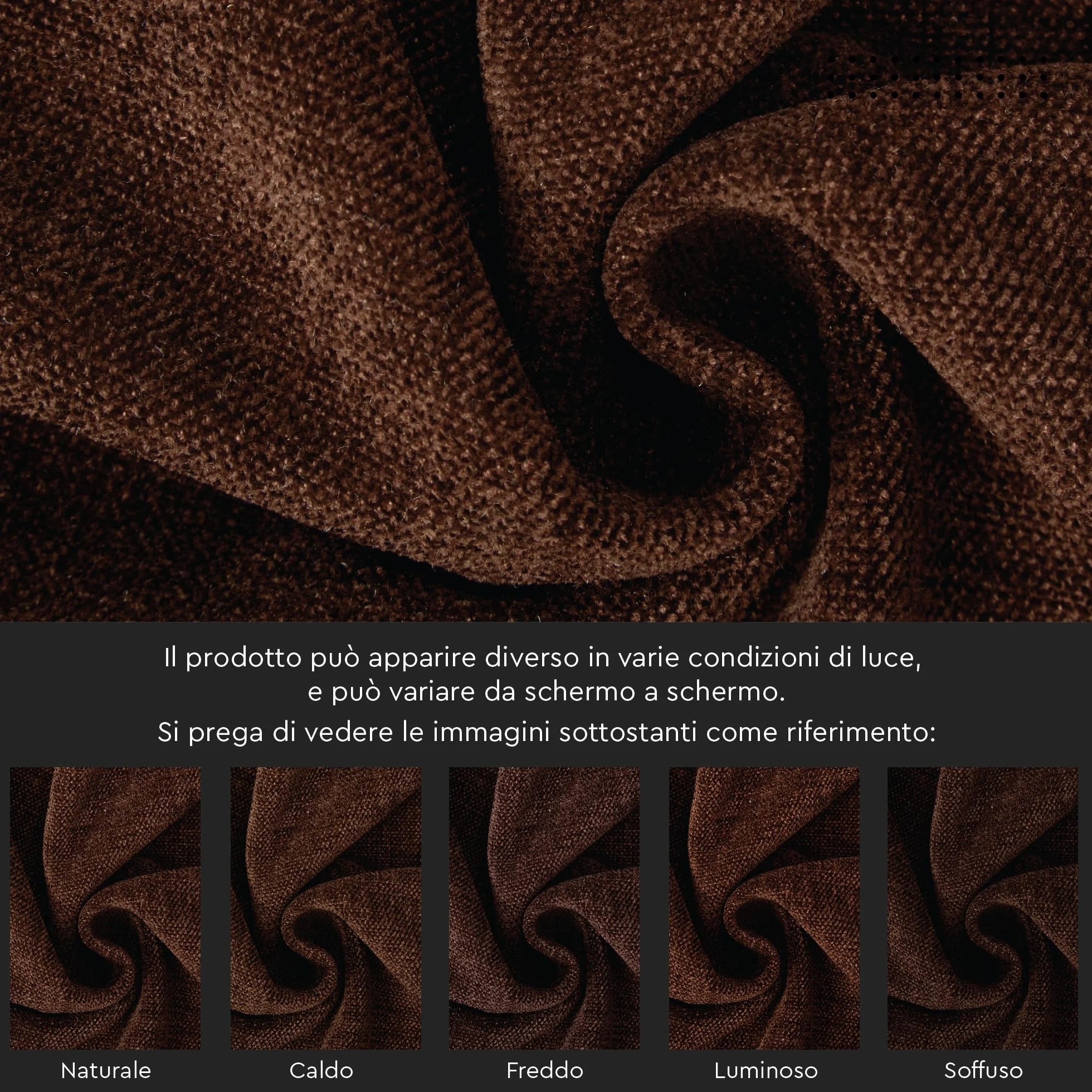 Encasa XO Fundas de Cojín de Chenilla Juego de 2 Chocolate 40x40 cm para Sofá