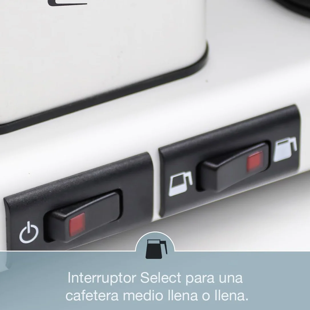 Moccamaster KBG Select, Cafetera de filtro, Jarra de vidrio, Matt Black, 1.25L