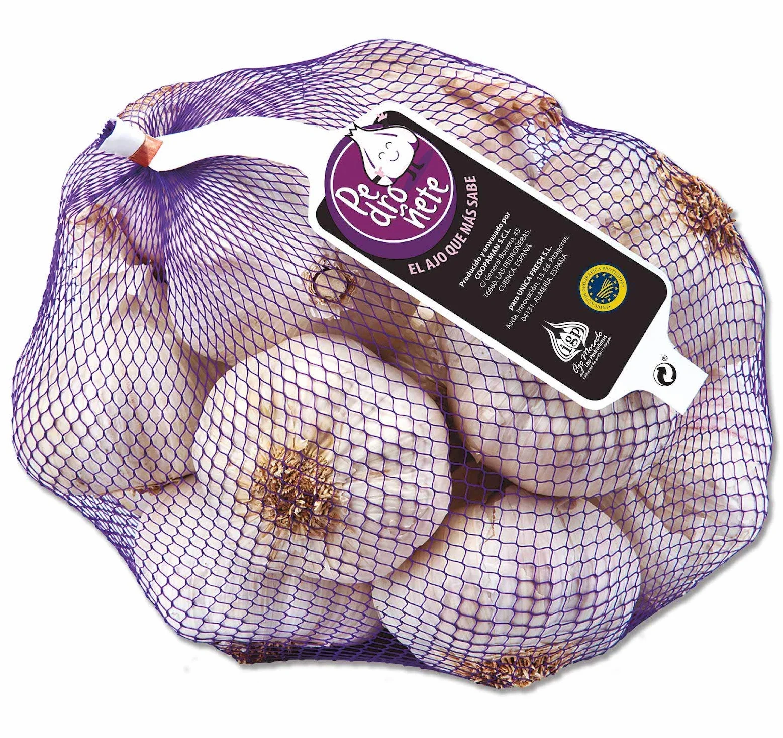 Ajo Morado Español de Las Pedroñeras 1 Kg