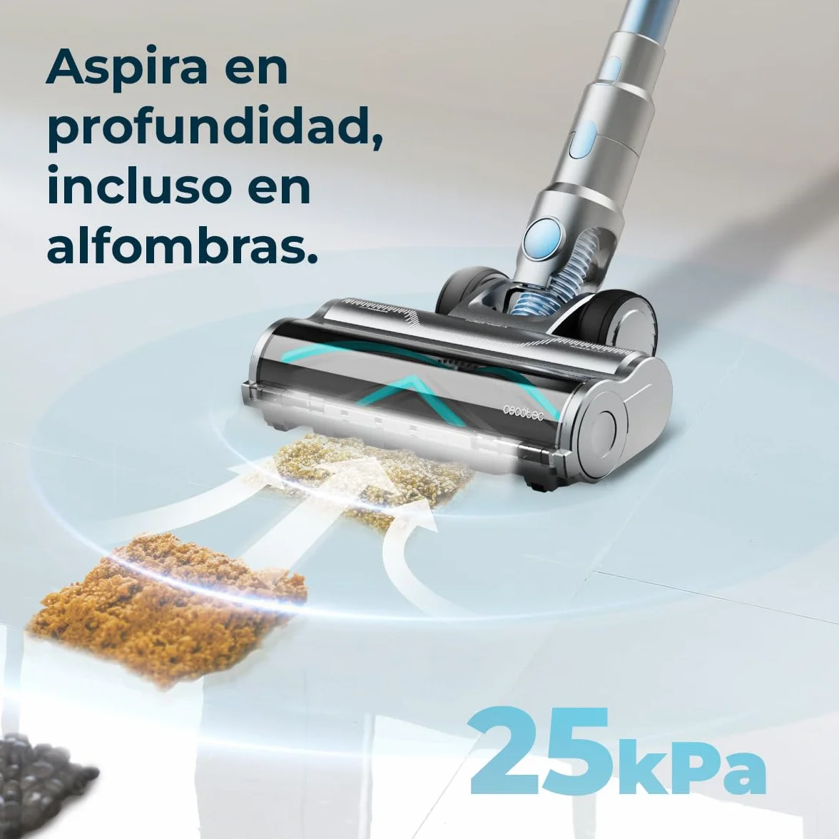 Cecotec Conga Rockstar RS50 X-Treme Aspiradora Escoba sin Cable 60kPa 400W 120AW 60mins Autonomía 130m2