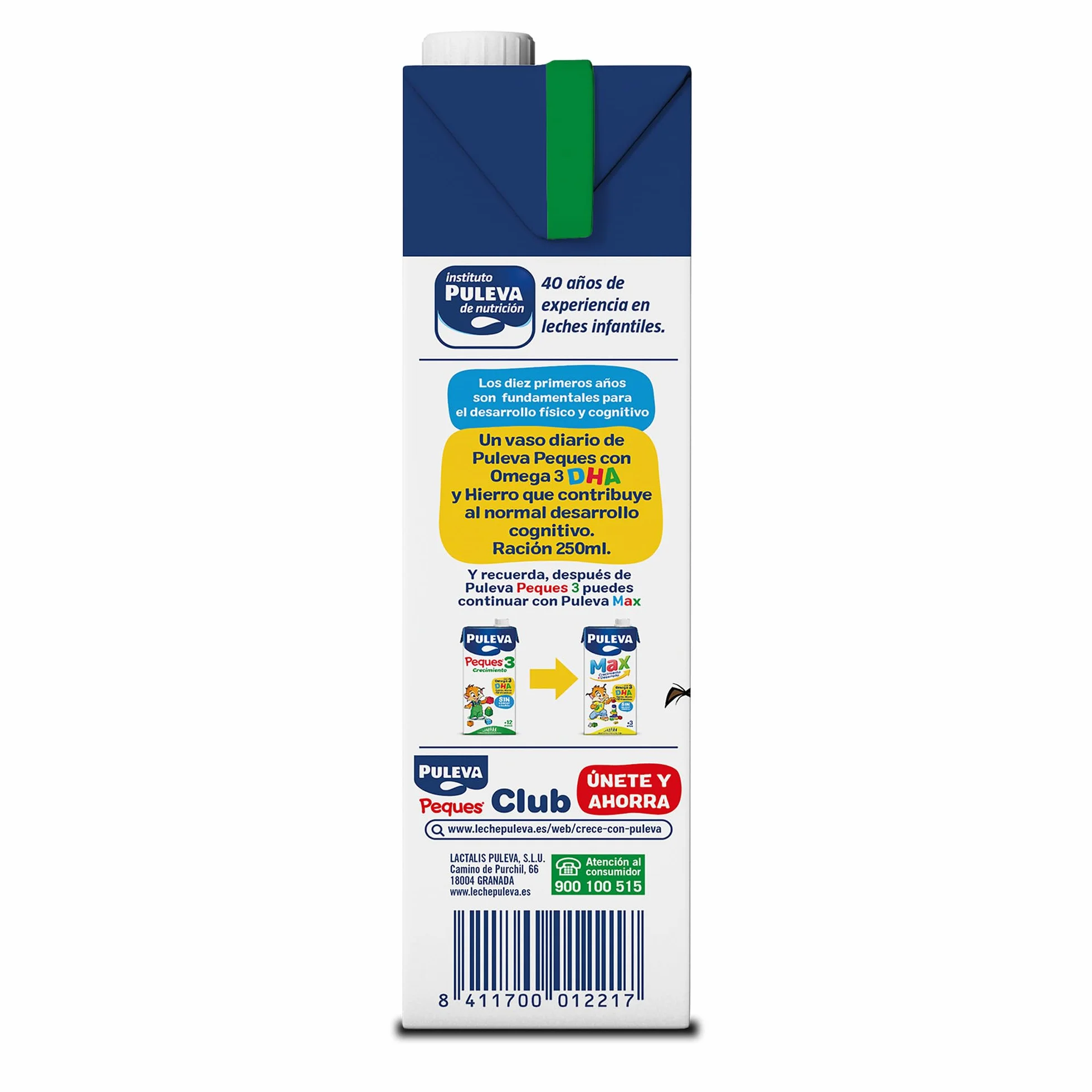 Puleva Peques 3 Leche de Crecimiento +12 Meses Pack 6 x 1l