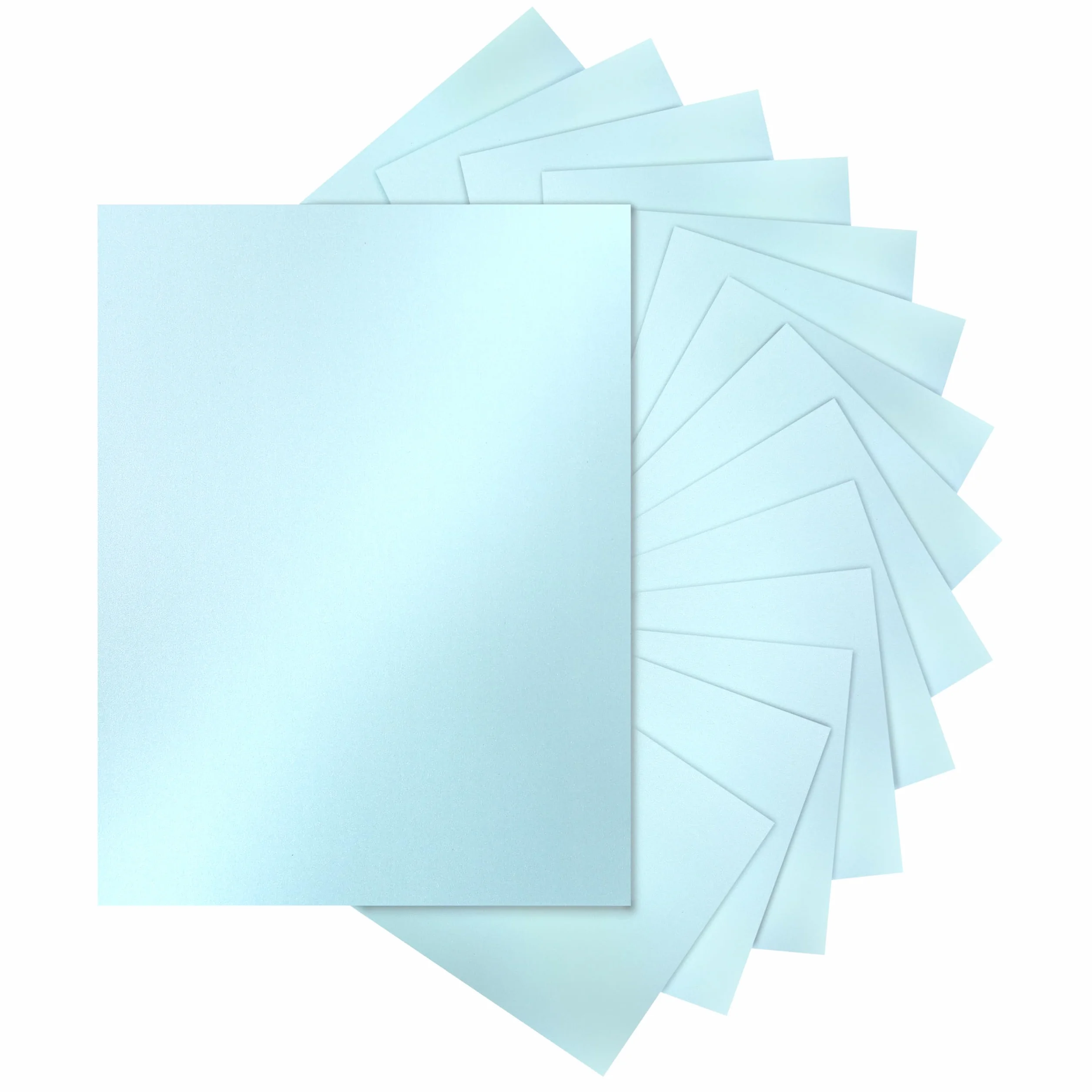 Silunkia 28 hojas de cartulina azul brillante de 8.5 x 11 pulgadas, papel pesado de 250 g/m² para hacer tarjetas, tarjetas de felicitación, oficina, álbumes de recortes, manualidades de papel,