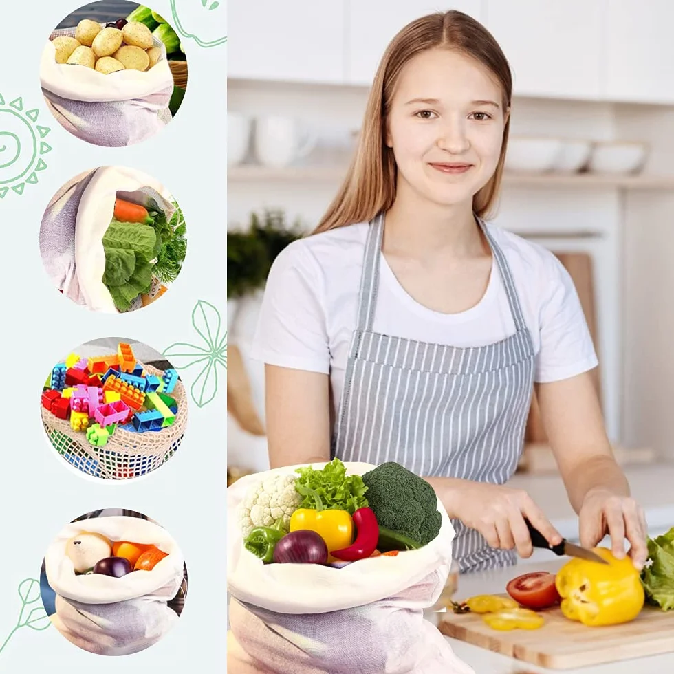 6 pcs Bolsa de Muselina Bolsa Leche Vegetal Reutilizable de 50 * 40 cm Filtro para Leche Vegetal con Cordón Colador de Tela para Leches Vegetales Bolsa de Leche de Nuez para Queso Vino