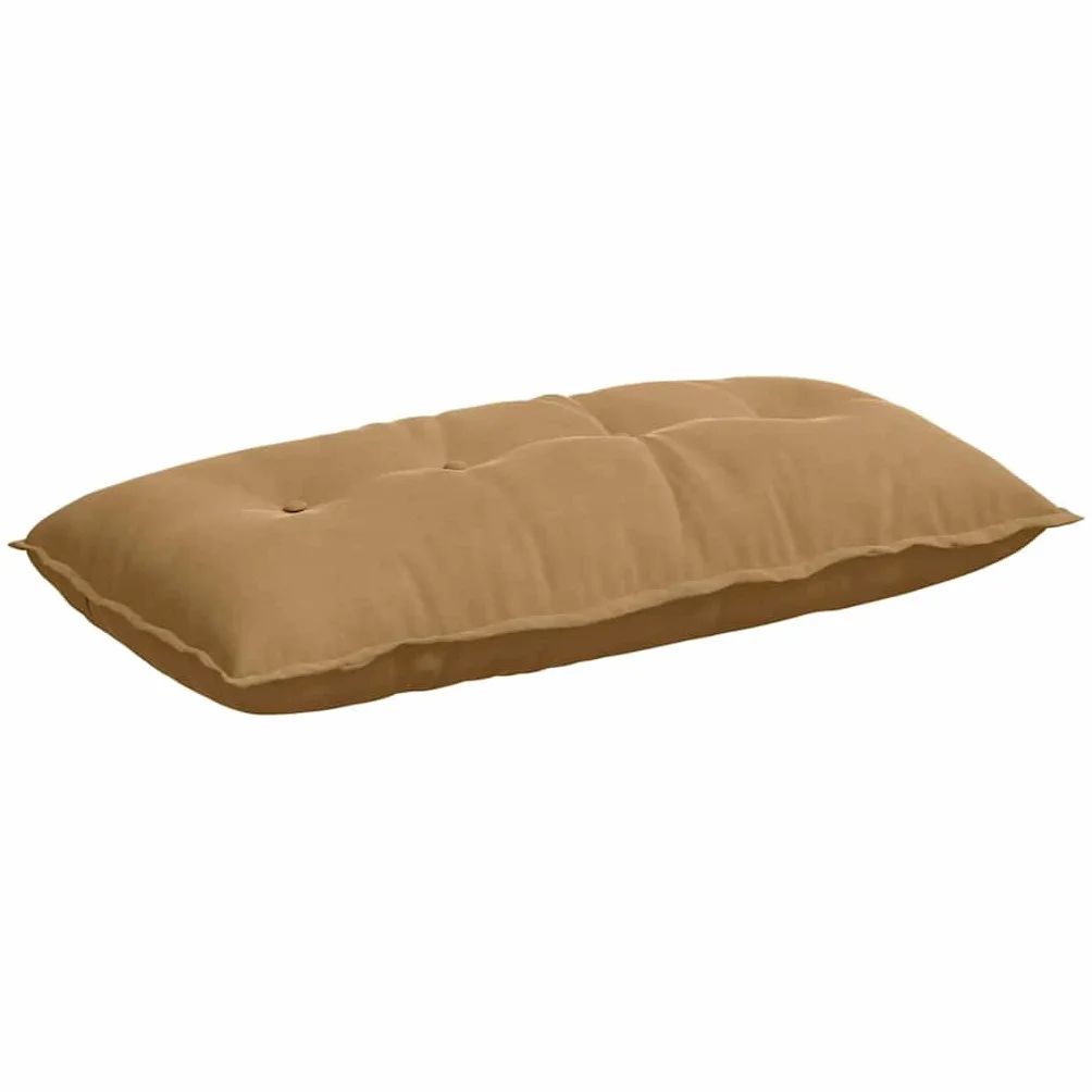 Cojín de respaldo marrón, 100 x 50 x 19 cm, tejido de pana con funda extraíble y cremallera oculta, para salón, dormitorio, oficina, diseño moderno, aspecto de terciopelo, relleno de poliéster