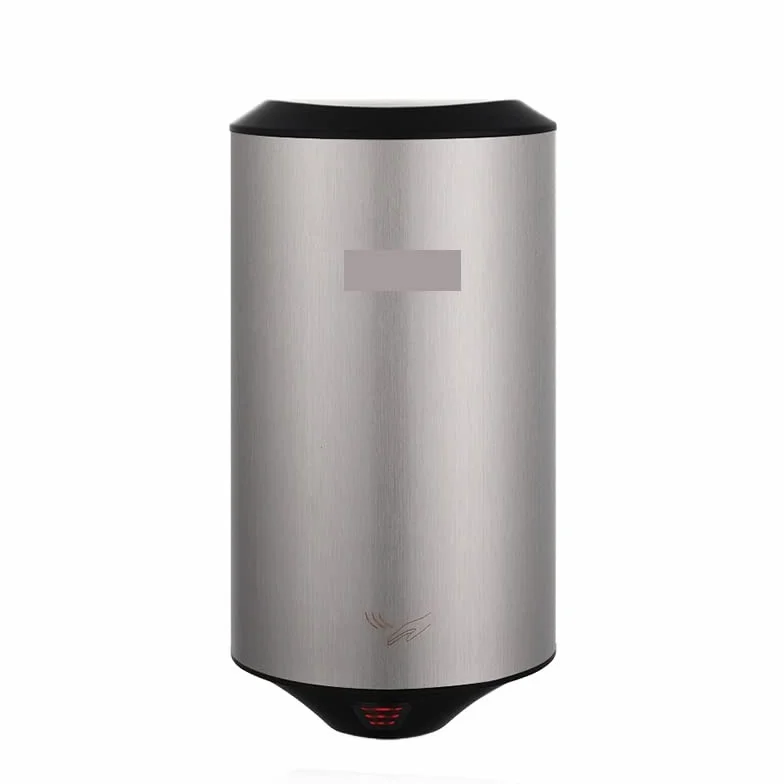Secador de manos, Sensor de secador de manos automático for el hogar, dispositivo de secado de manos for Hotel, calentador eléctrico de aire caliente for baño, viento,Flujo de aire potente(Brushed si