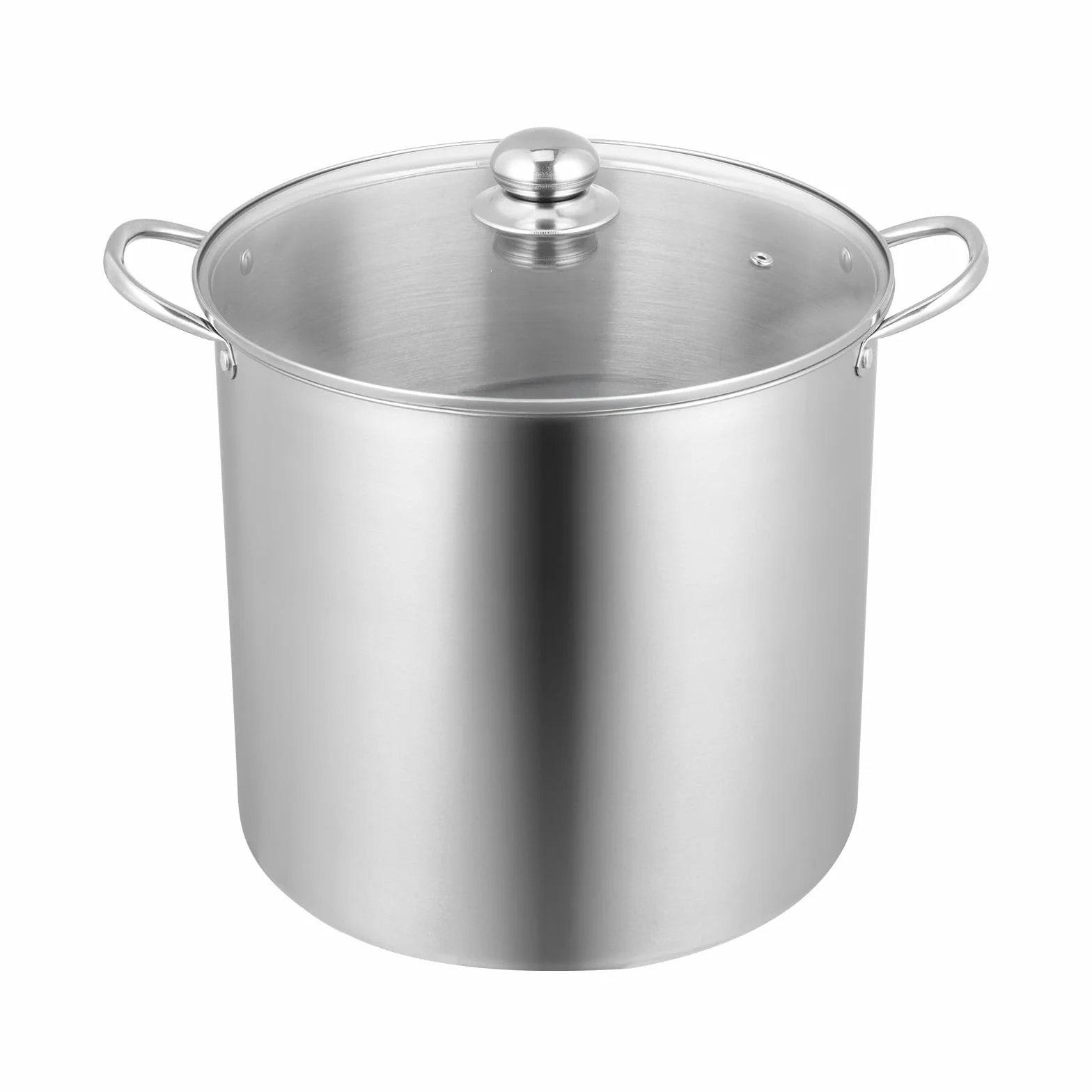 VEVOR Olla para Conservas Acero Inoxidable 352x355x362 mm Inducción Gas Eléctrica
