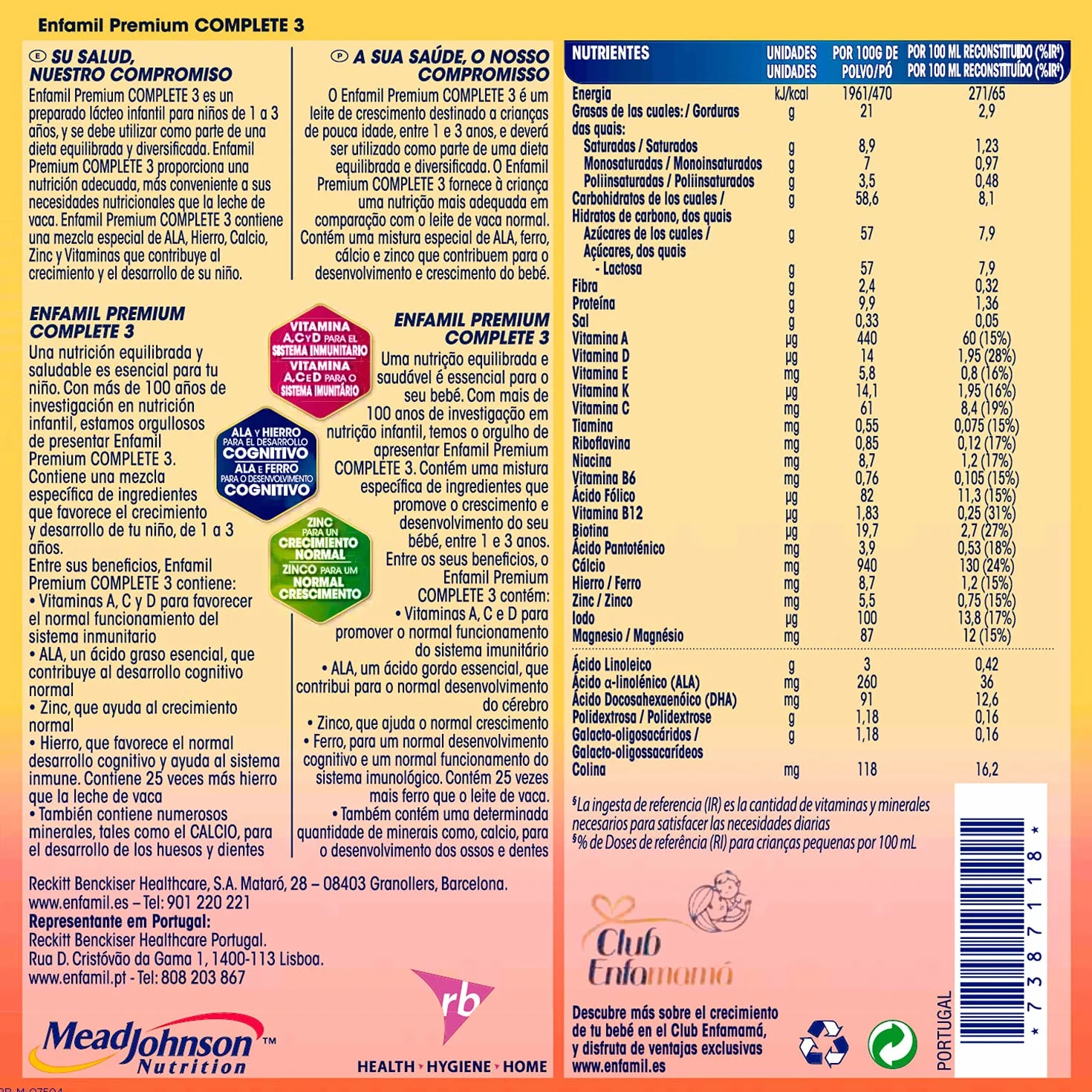 Enfamil Complete 3 800 g