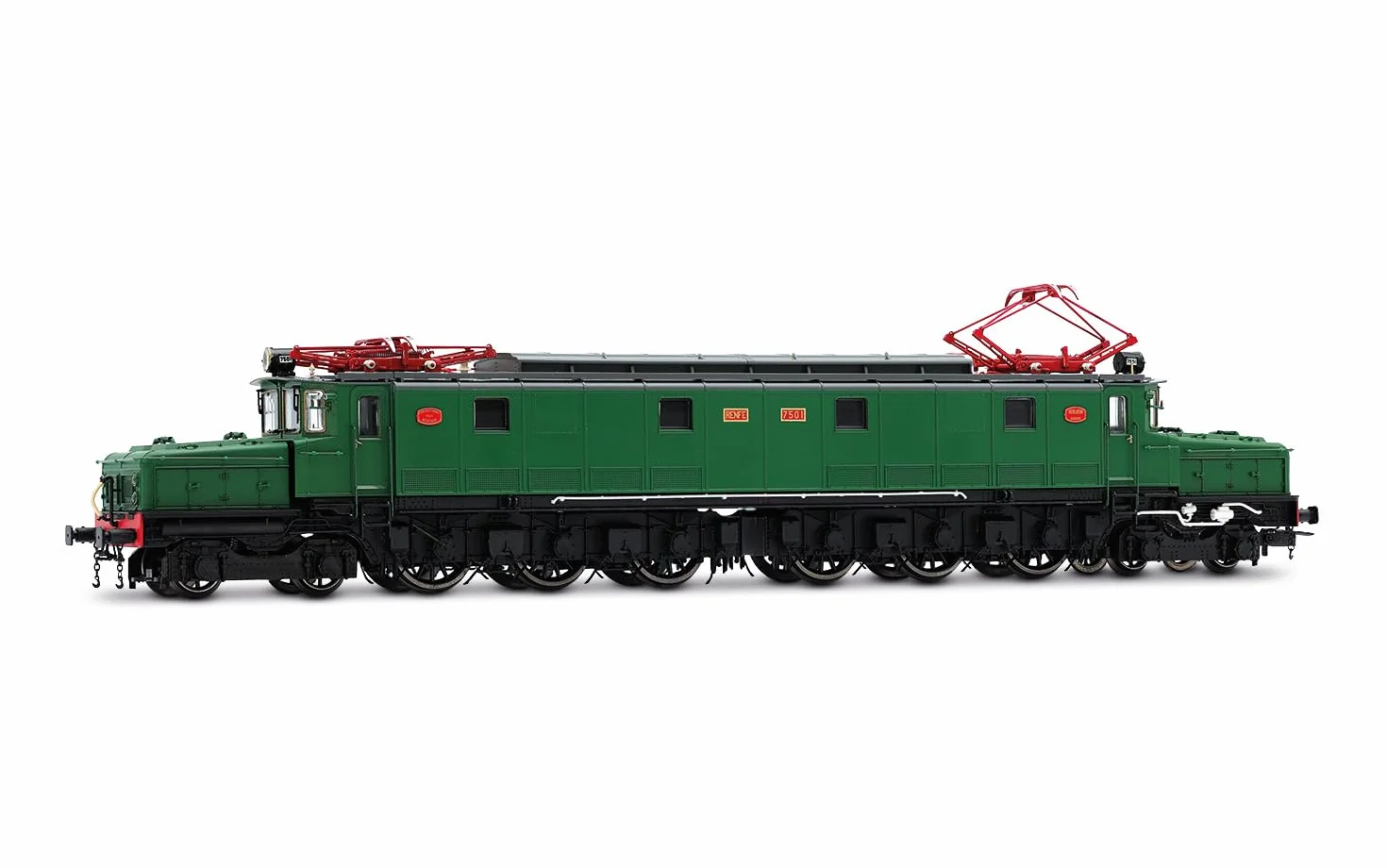 Electrotren HE2023 RENFE, Locomotora eléctrica 7501, 80 Aniversario, EP. III Modelo RailwayLoco - Eléctrico