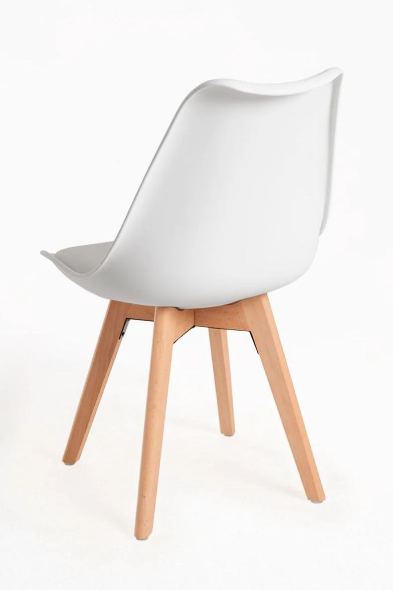 Regalos Miguel - Packs Sillas Comedor - Pack 4 Sillas Synk Basic - Blanco