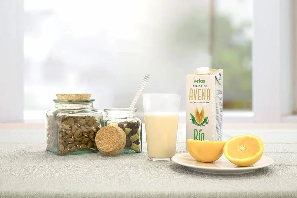 Bebida Vegetal de Avena Bio Rica en Proteínas Pack 6x1L Sin Lactosa Sin Azúcares Añadidos Vegana Bajo en Grasas Saturadas España