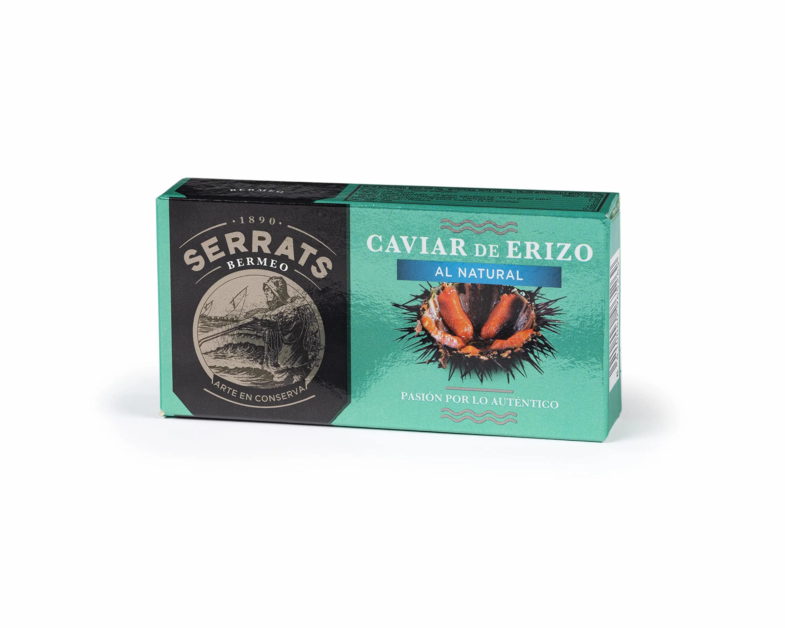 Conservas Serrats Erizo de Mar al Natural Lata 50g