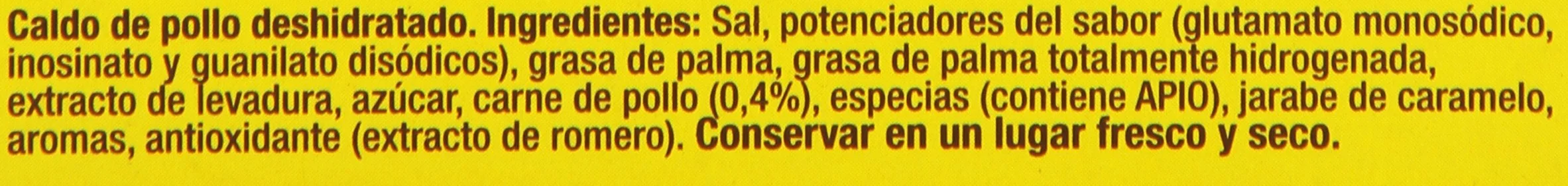 Knorr Starlux Caldo Pastilla Pollo 10 pastillas
