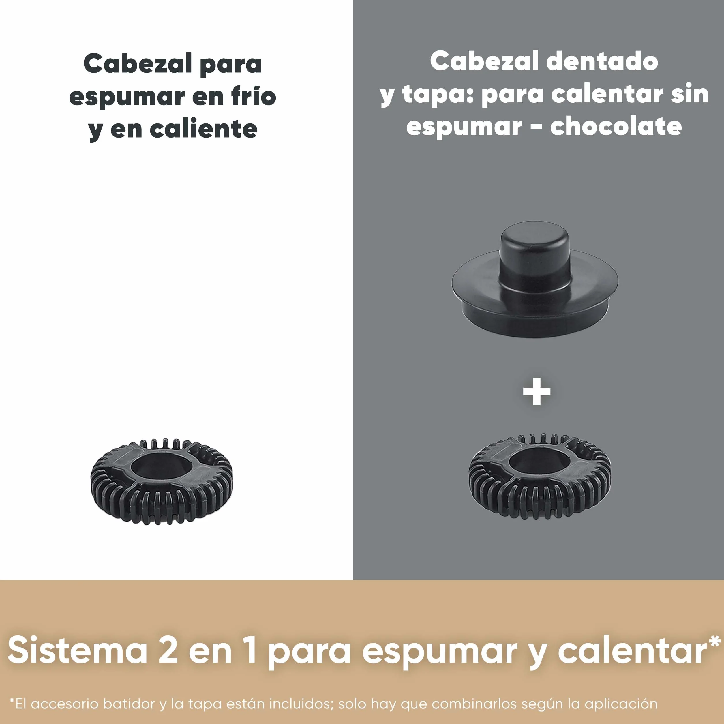 SEVERIN Espumador de leche por inducción Spuma 700 Plus, espumador eléctrico apto para el lavavajillas, bote espumador, acero inoxidable cepillado/negro mate, SM 3587