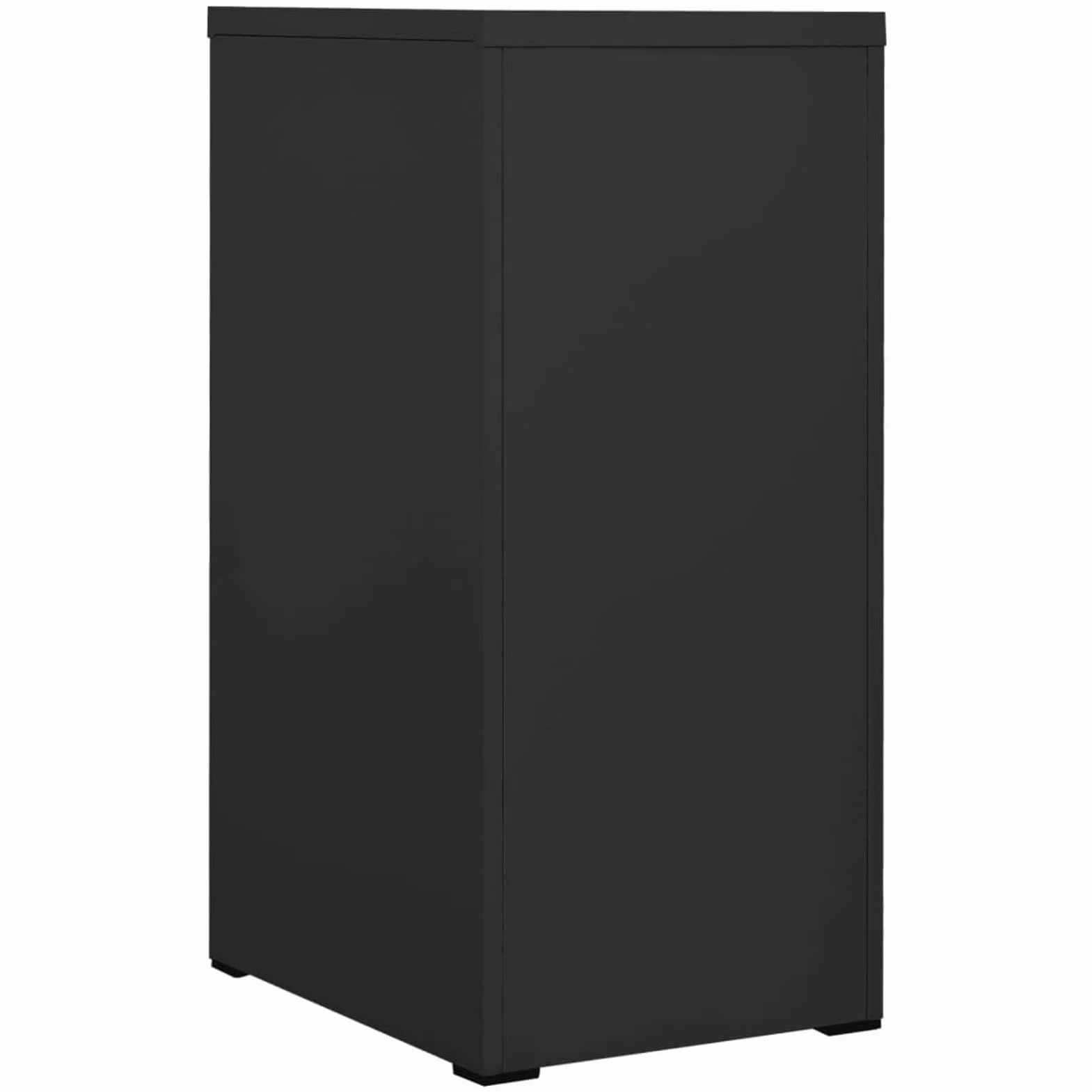 ZEYUAN Armario archivador, Armario Oficina, Mueble Archivador, Cajonera Oficina, Cajonera Archivador, Mueble Cajonera, Archivador Oficina, de Acero Antracita 46x62x102,5 cm