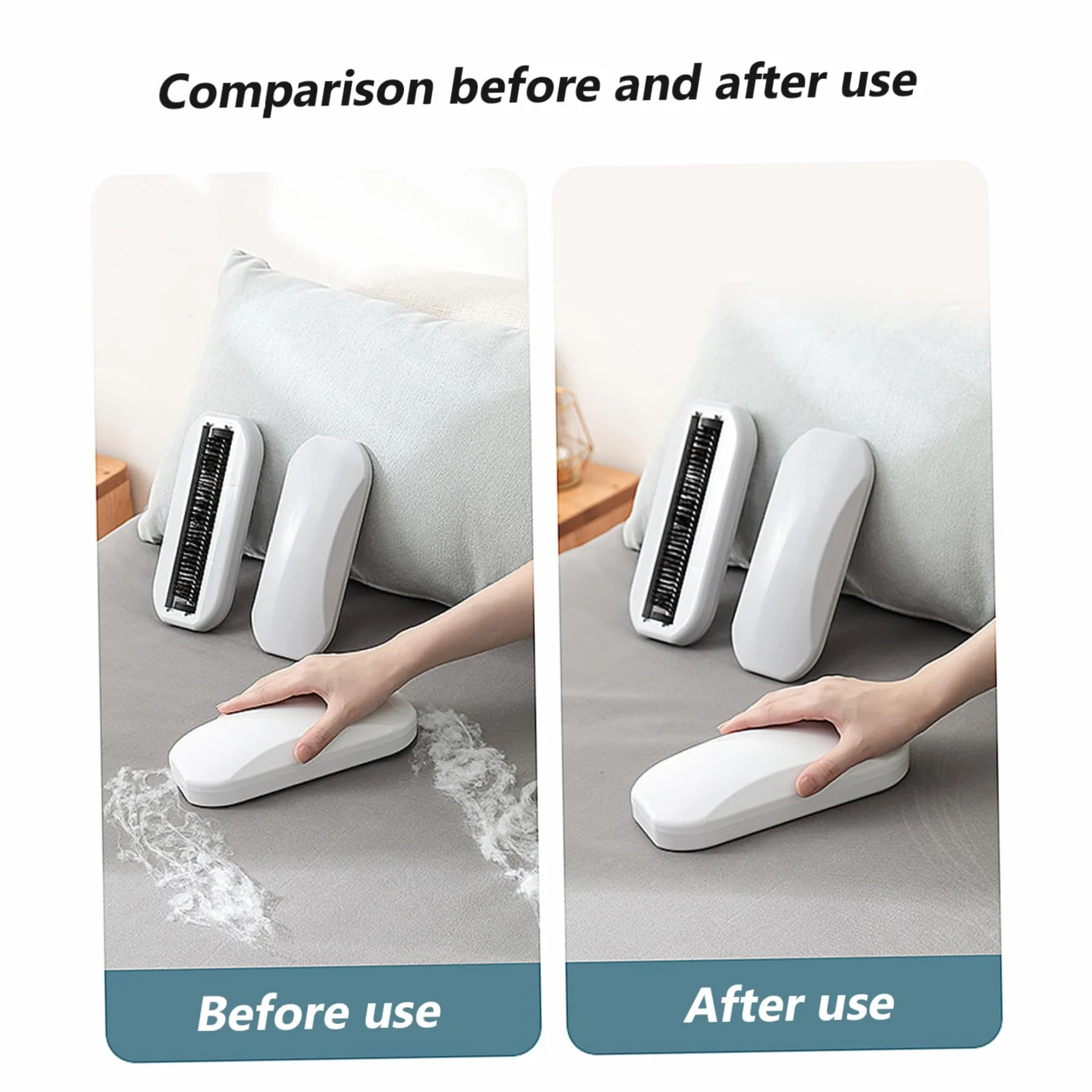 Barredora de Migas 2 Piezas Cepillo de Mano Ergonómico Cerdas PP Cáscara de Nuez ABS Limpieza Mesa Cama Sofá Alfombra
