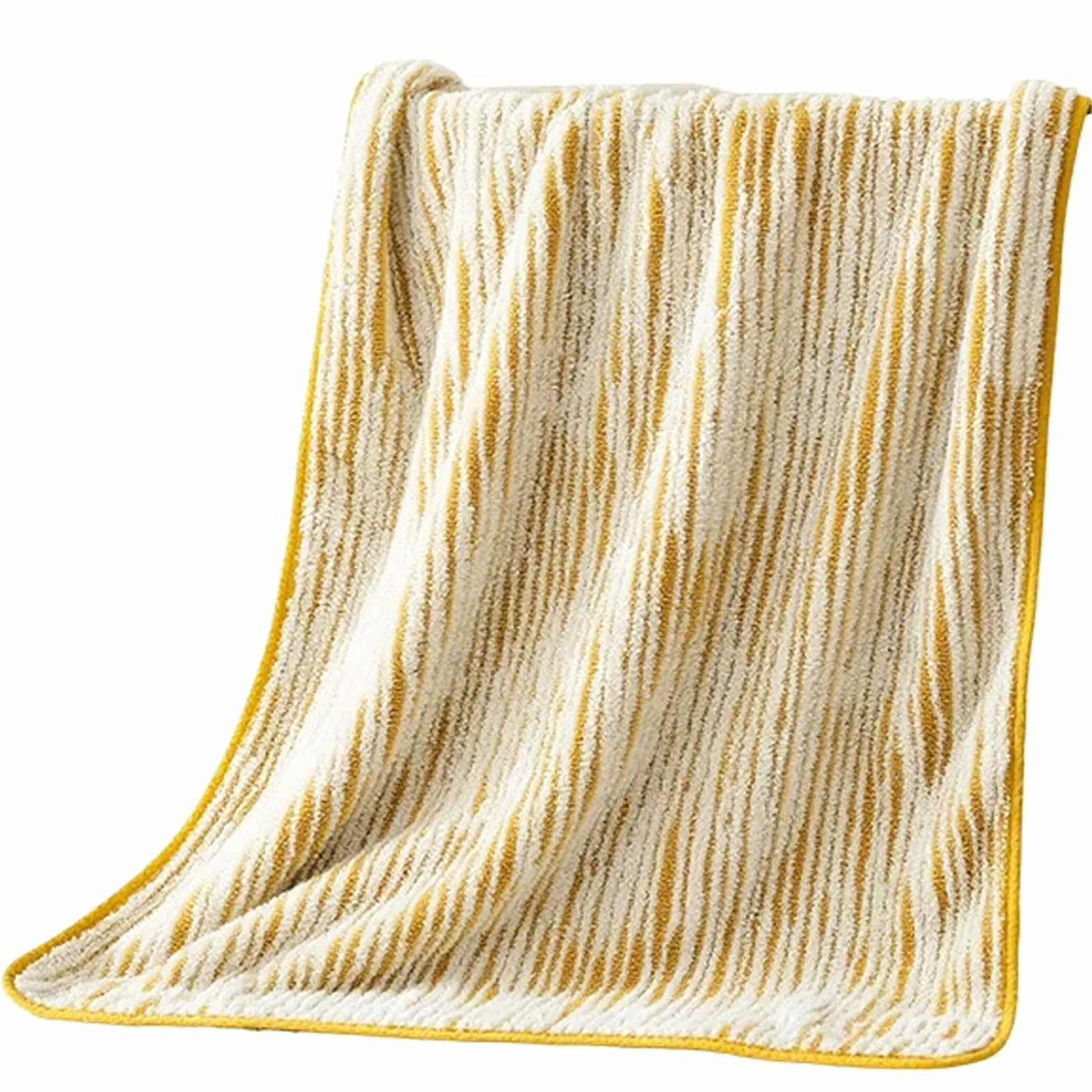 Toalla de baño de algodón, suave y absorbente, toalla de cuerpo completo, felpa gruesa para baño, ducha en casa, spa, gimnasio, toalla envolvente cómoda de secado rápido