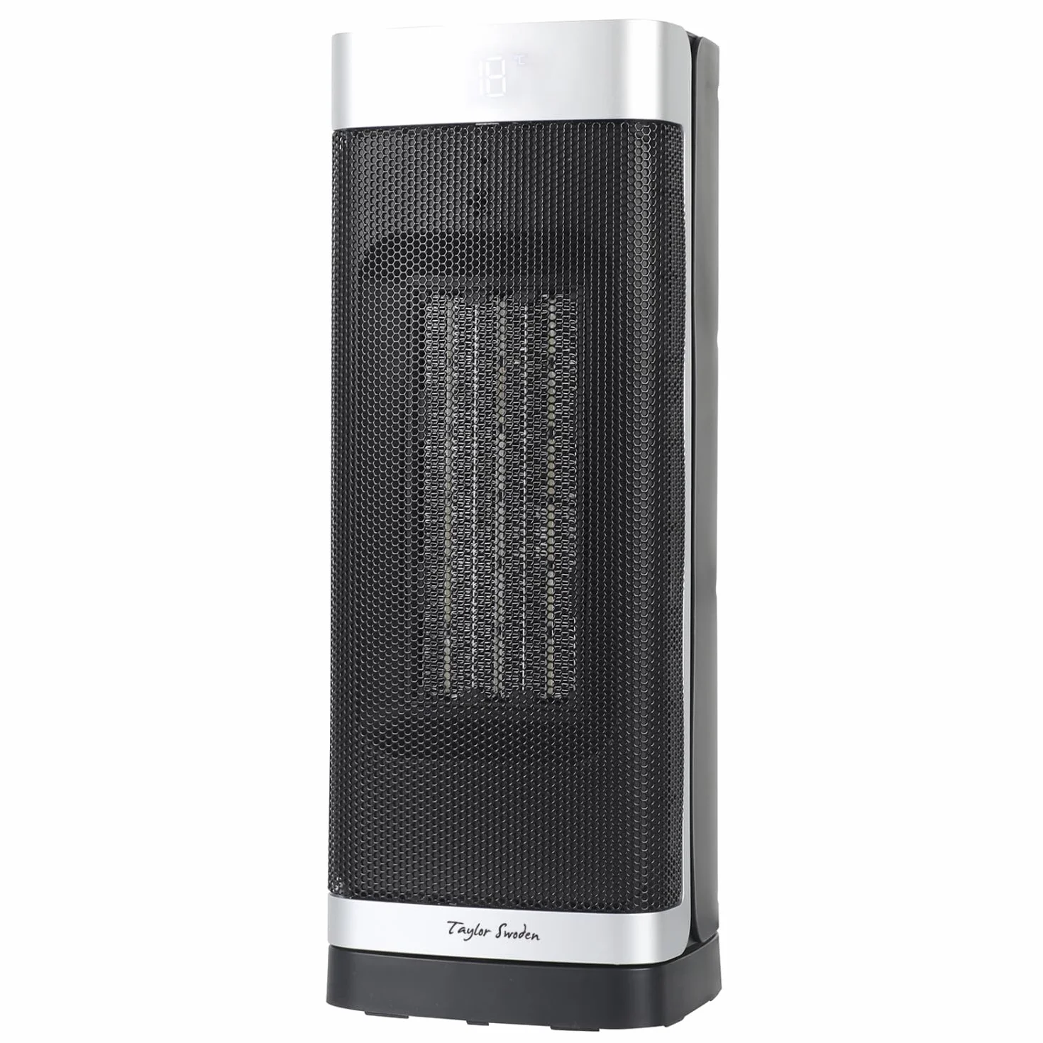 Taylor Swoden Calefactor cerámico PTC, 2000W con mando a distancia, pantalla LED, temporizador 24H, oscilante 70º, 3 velocidades y modo ECO. Calentamiento rápido dormitorios, despachos etc, 2 Piezas